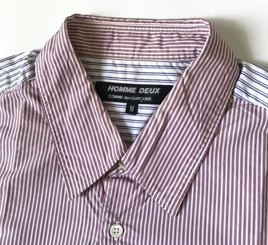 Comme des Garcons Cdg homme deux multi pattern striped button up Size US M / EU 48-50 / 2 - 4 Thumbnail