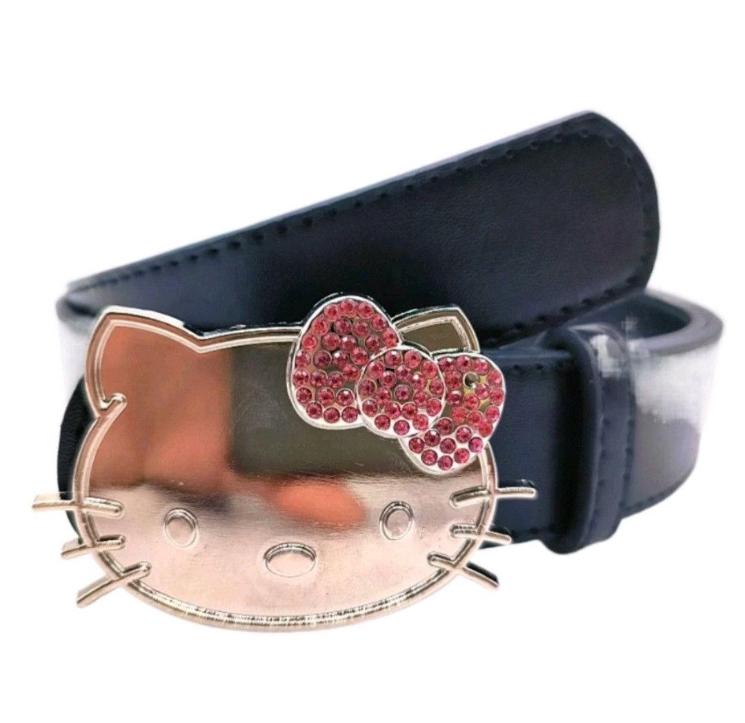 Japanese Brand Hello kitty streetwear black colour belt Size ONE SIZE - 2 Thumbnail