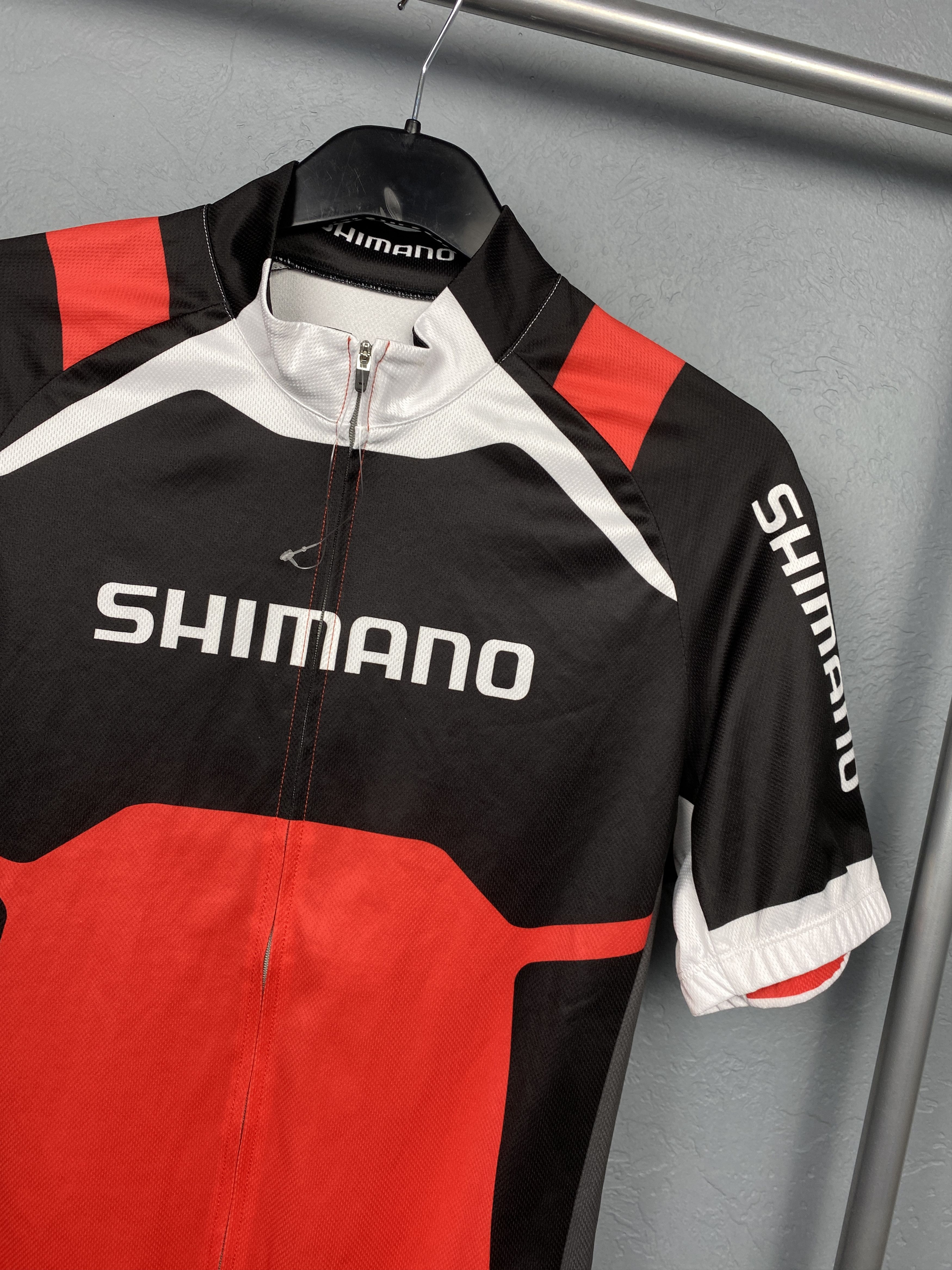 Vintage Shimano Velo Italy Bike Cycling Jersey Mens T-Shirt Size US L / EU 52-54 / 3 - 2 Thumbnail