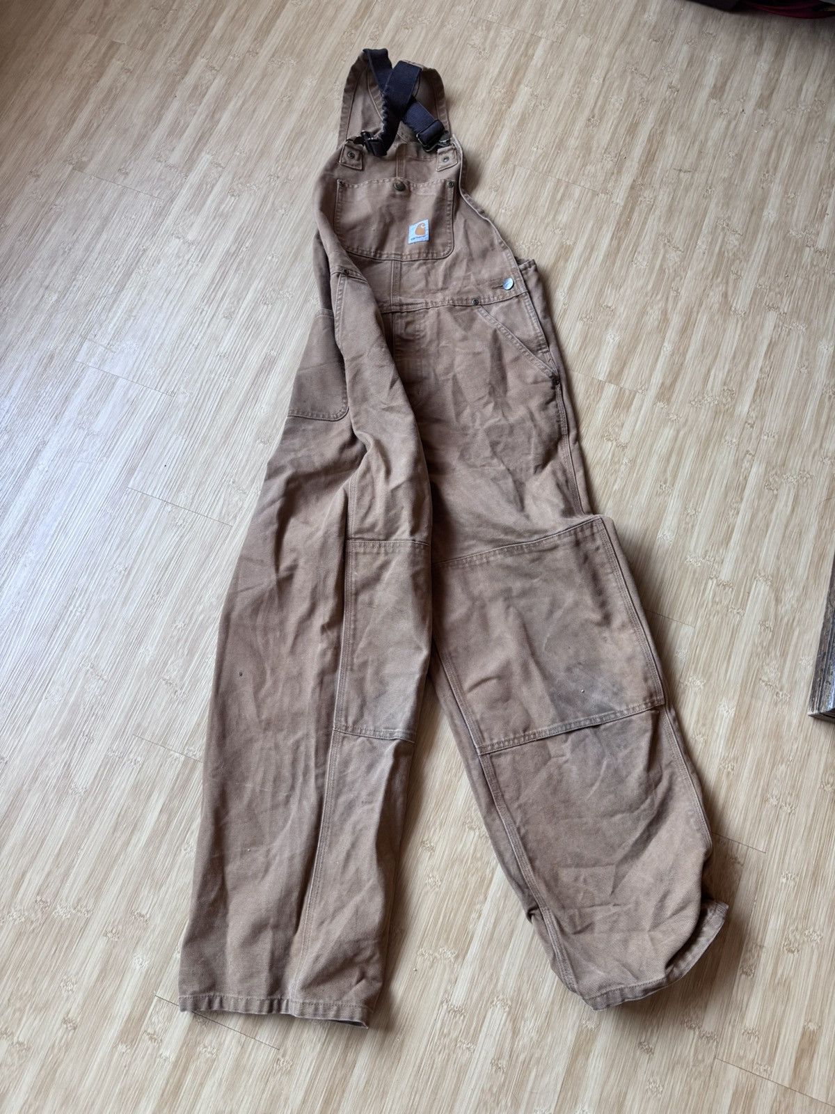 Carhartt Carhartt beige Overalls Size 14 Size US 32 / EU 48 - 1 Thumbnail