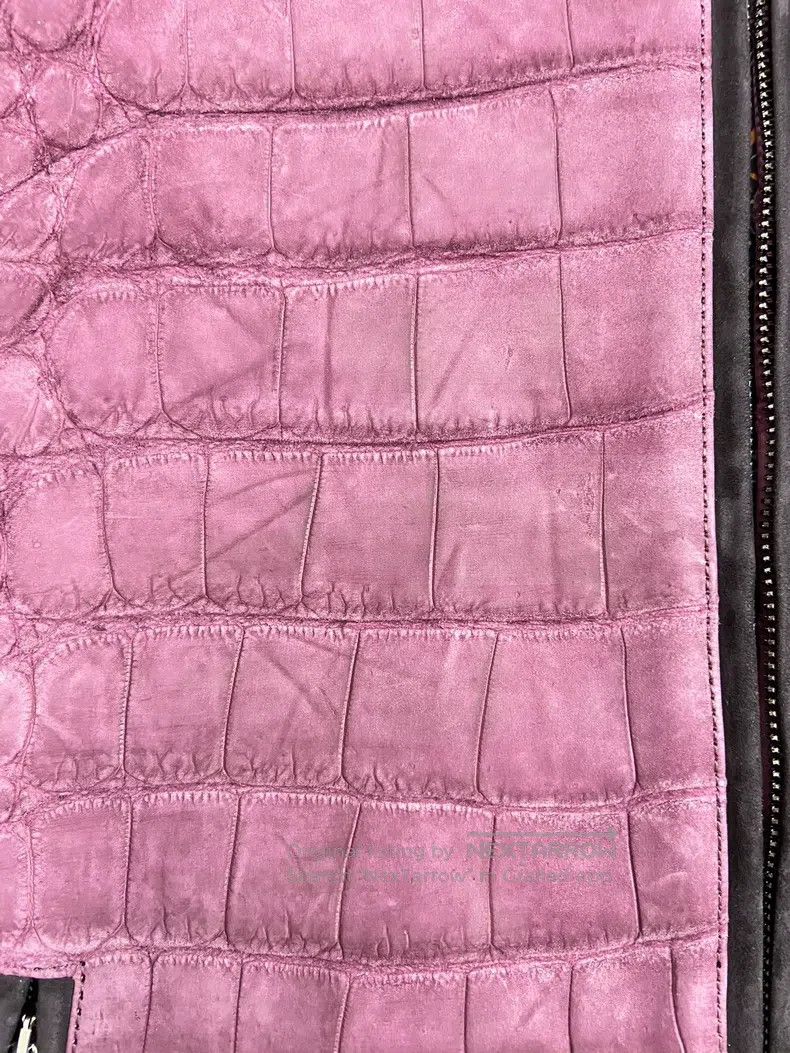 Brioni Brioni Red crocodile leather jacket Size US L / EU 52-54 / 3 - 4 Thumbnail