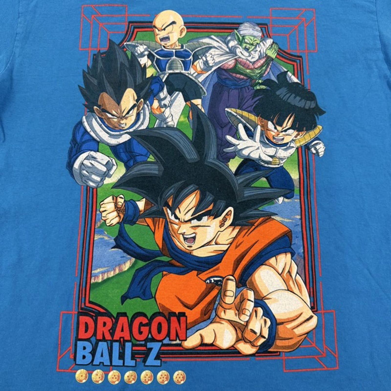 Designer Vtg Dragon Ball Z Long Sleeve T-Shirt Y2K Retro - M (Defect) Size US M / EU 48-50 / 2 - 2 Thumbnail