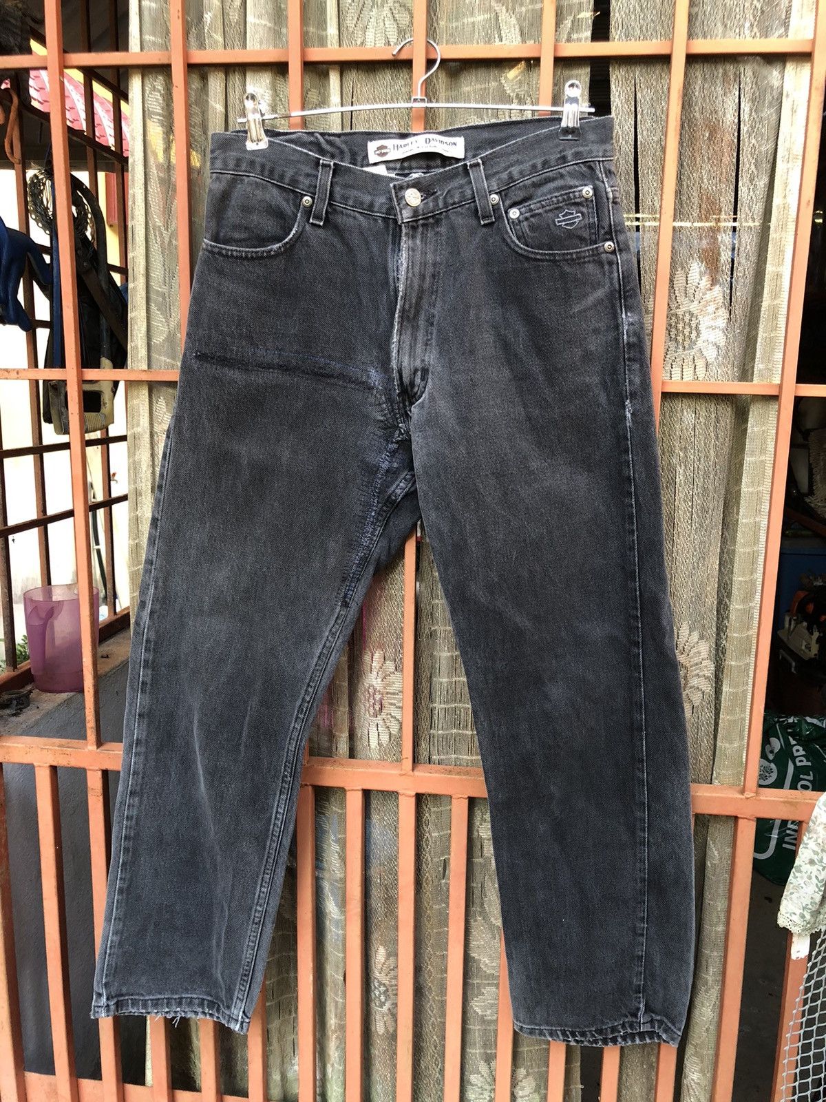 image of Harley Davidson Jeans Black, Men's (Size 31)