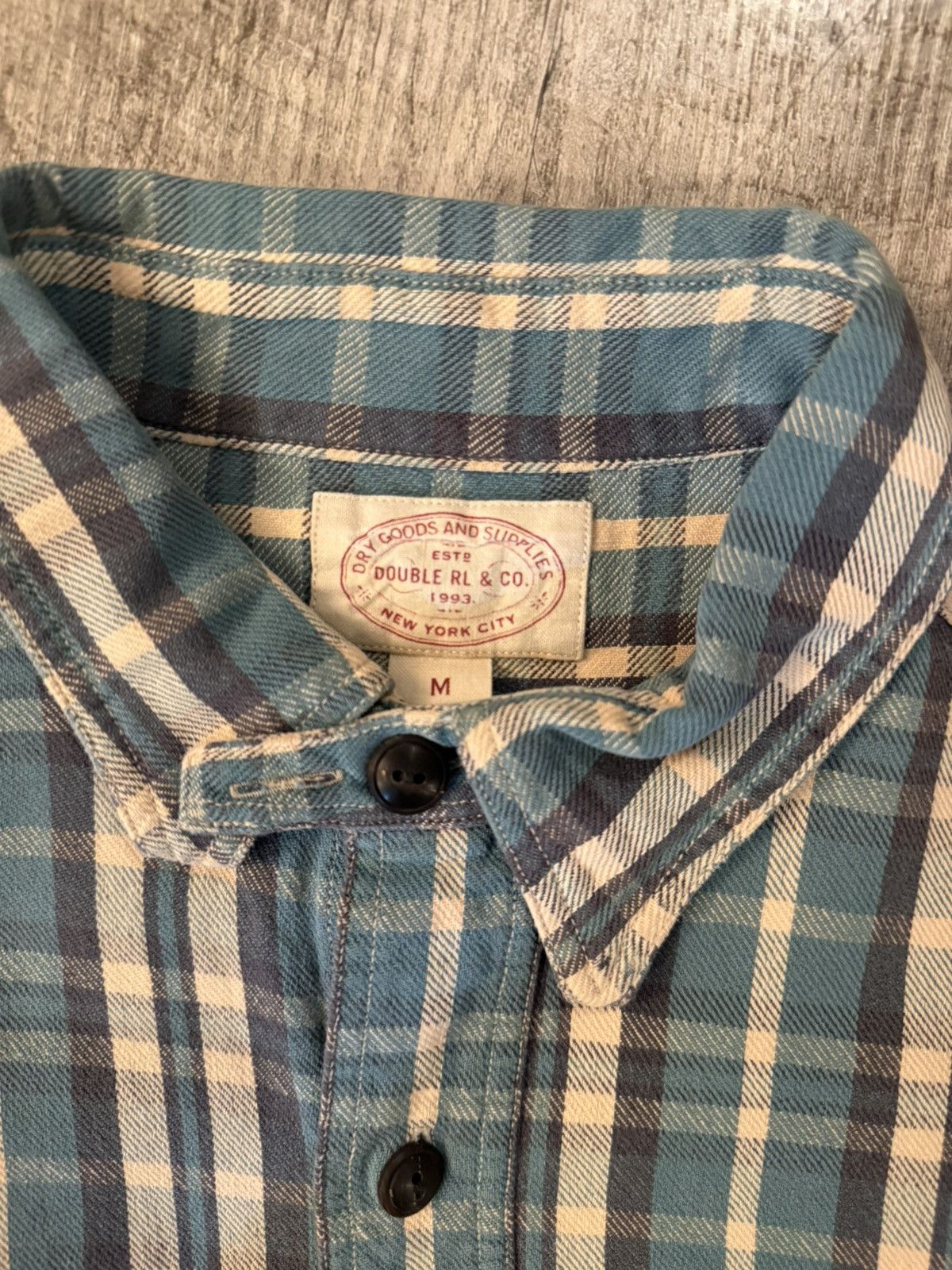 RRL Ralph Lauren RRL 1990s Work Shirt – Early 1st gen Tag – Vintage Plaid Size US M / EU 48-50 / 2 - 4 Thumbnail
