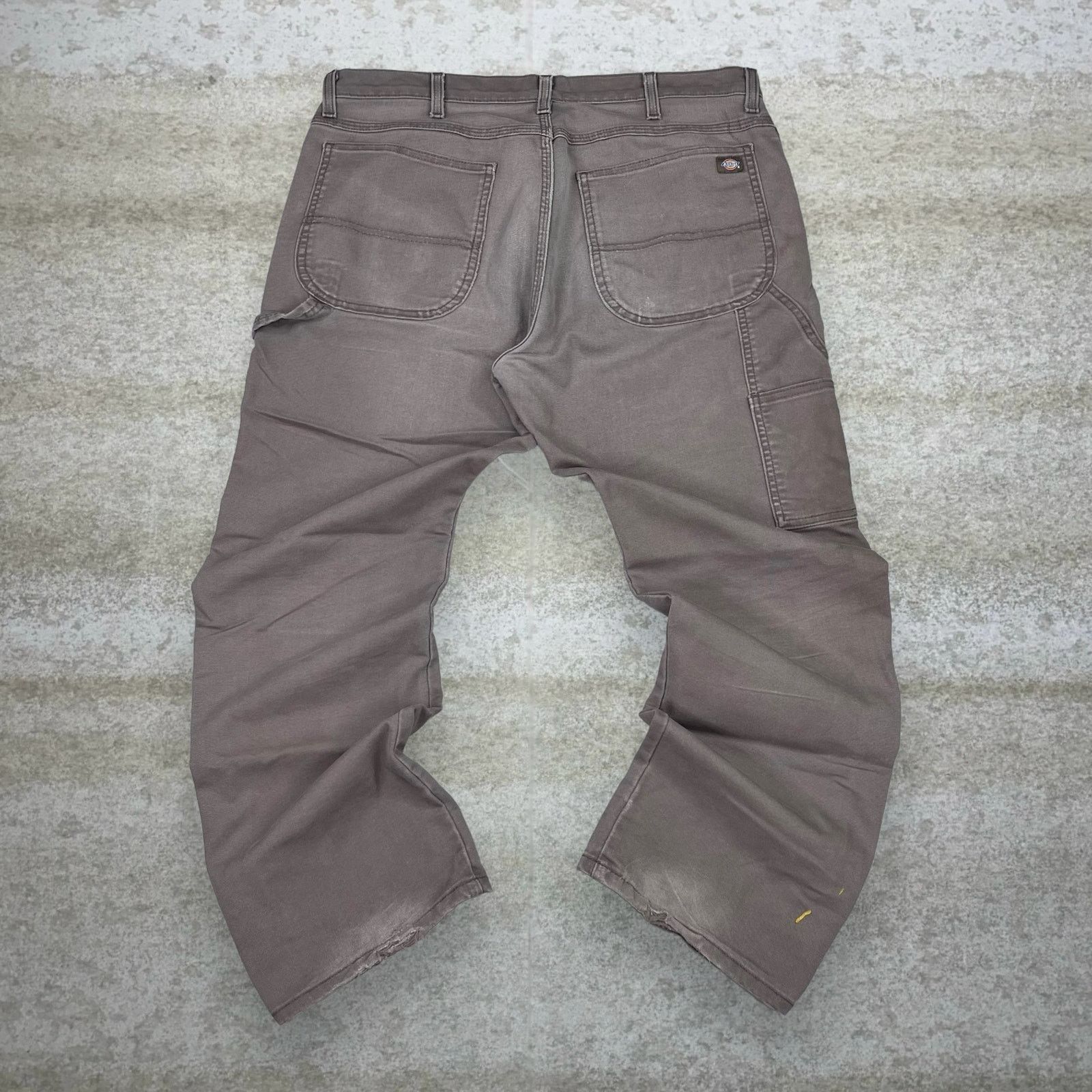 Dickies Vintage 90s Dickies Carpenter Pants 36x30 Straight Leg Brown Size US 36 / EU 52 - 1 Thumbnail