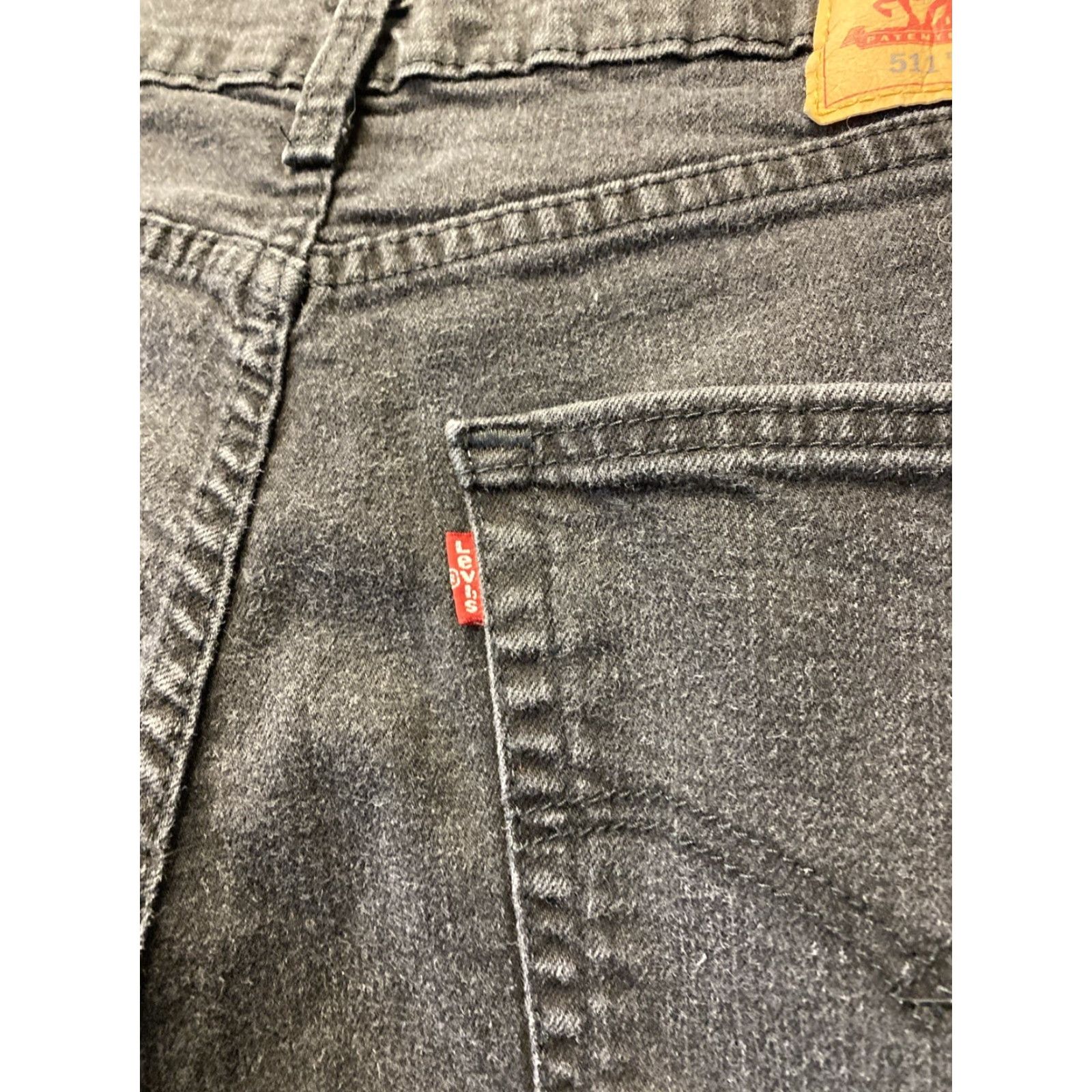 Levi's Levi’s 511 Jeans Slim Mens 36x30 Denim Black Mid Wash Stretch Zip Button 5-Pocket USA Size US 36 / EU 52 - 7 Thumbnail