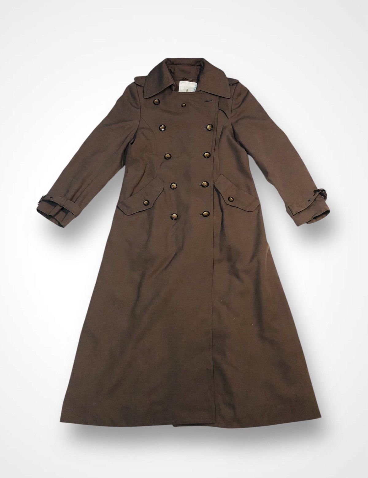 Japanese Brand Double Brested Long Jacket (18) Size ONE SIZE - 1 Thumbnail