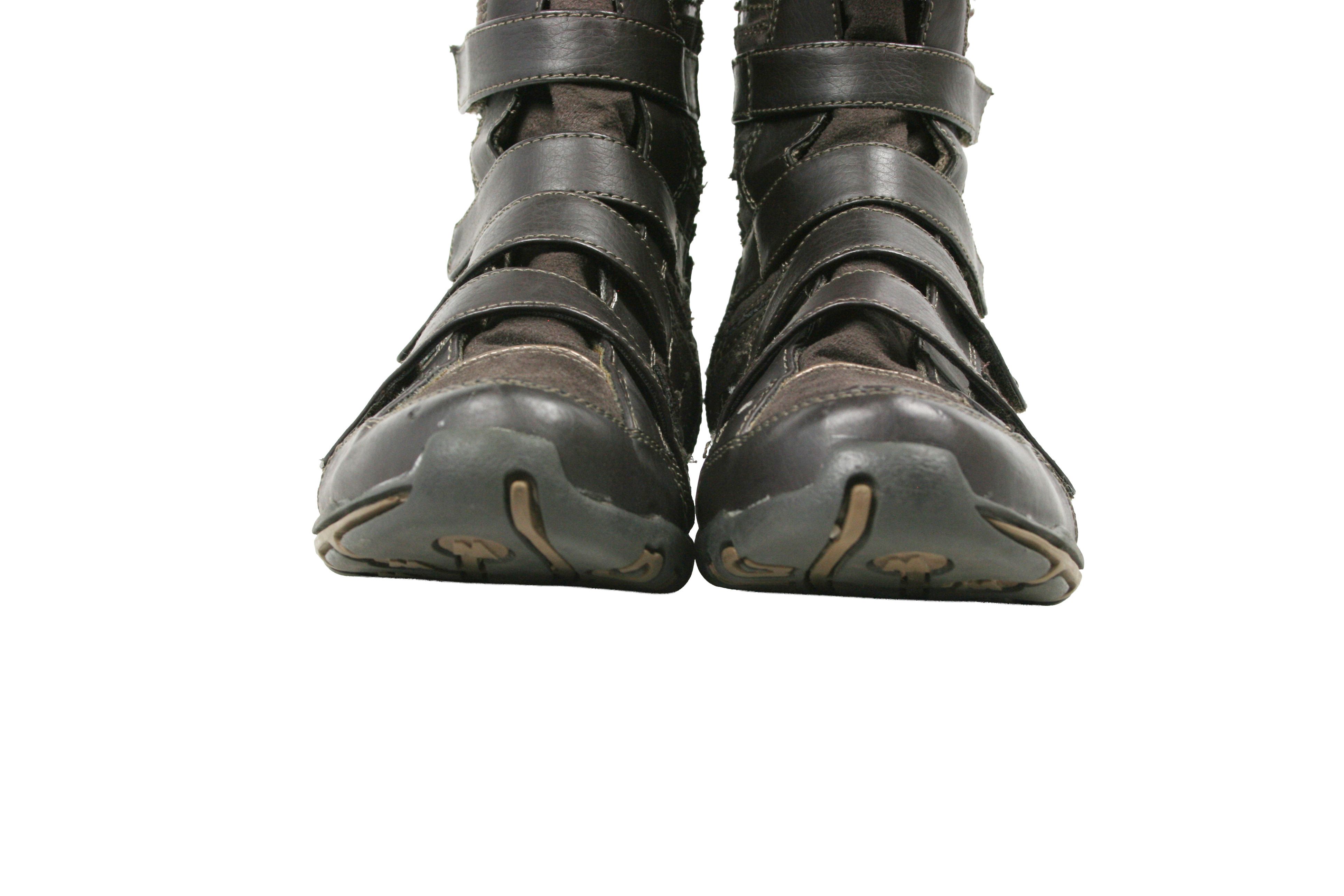 Mustang 00S Multistraps Y2K Biker Boots Vintage Size US 10 / IT 40 - 4 Thumbnail