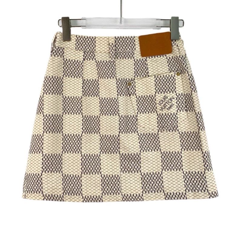 Louis Vuitton Louis Vuitton 22 Color Block Checker Cotton Casual Denim S Size 33" - 2 Thumbnail