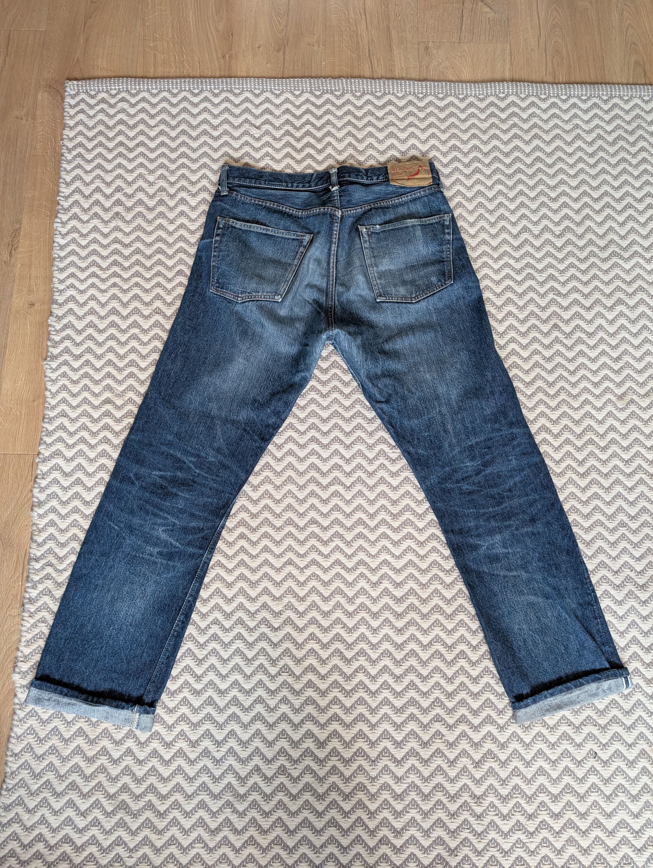 Orslow OrSlow 105 Standard Fit Denim - One Wash - 3 (Medium) Size US 34 / EU 50 - 2 Thumbnail