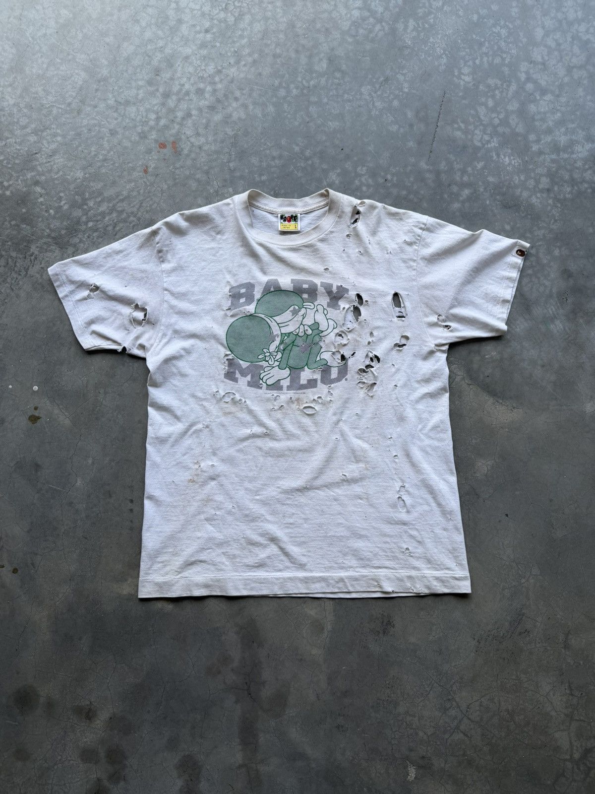 Bape Vintage Bape 2008 Baby Milo and Lisa Sex Tee Size US L / EU 52-54 / 3 - 3 Thumbnail