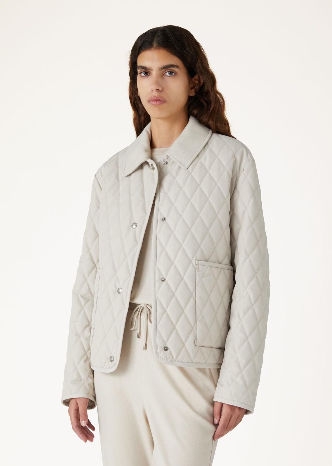 Loro Piana o1srvl11e0125 FAO0597 Yasu Blouson Jacket in Light Beige Size XS / US 0-2 / IT 36-38 - 7 Thumbnail