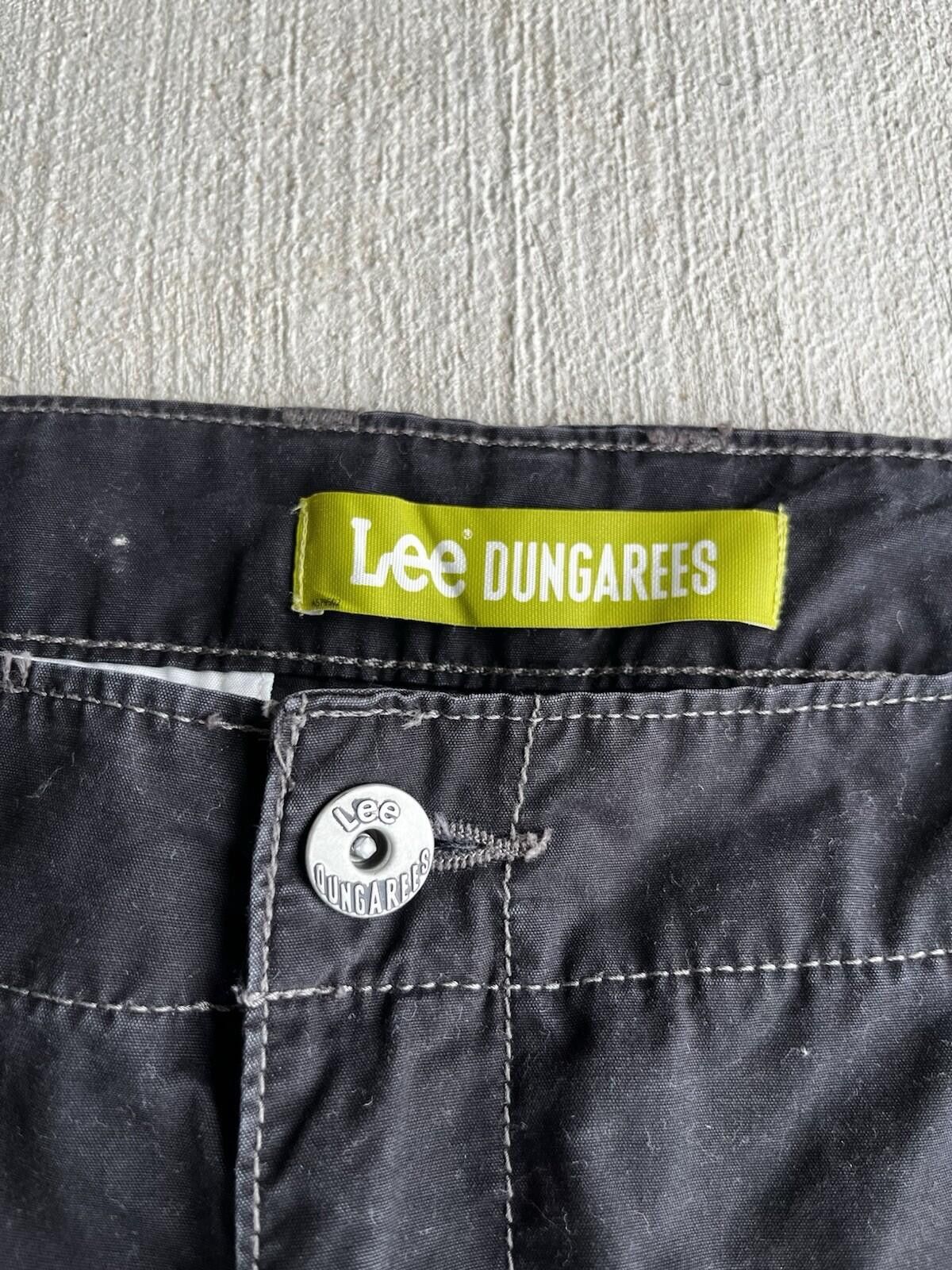 Lee Lee Dungarees Cargo Shorts Mens 38 Black Cotton Utility Size US 38 / EU 54 - 3 Thumbnail