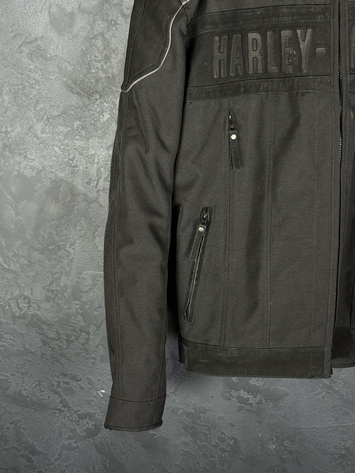 Harley Davidson Harley Davidson Authority Leanther Textile Jacket Body Armor Size US XL / EU 56 / 4 - 6 Thumbnail