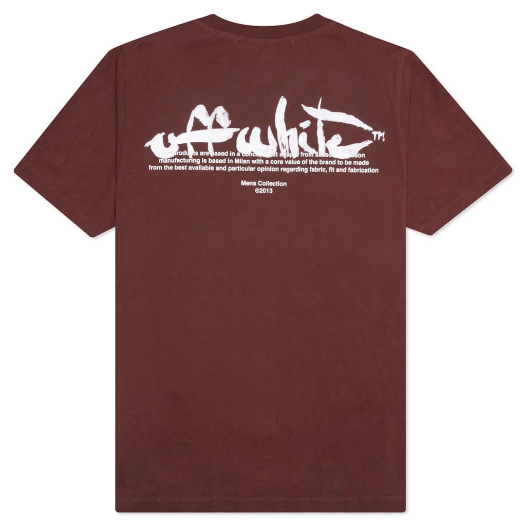 Off-White o1w1db10824 Paint Script Over Skate in Tee Size US L / EU 52-54 / 3 - 2 Thumbnail