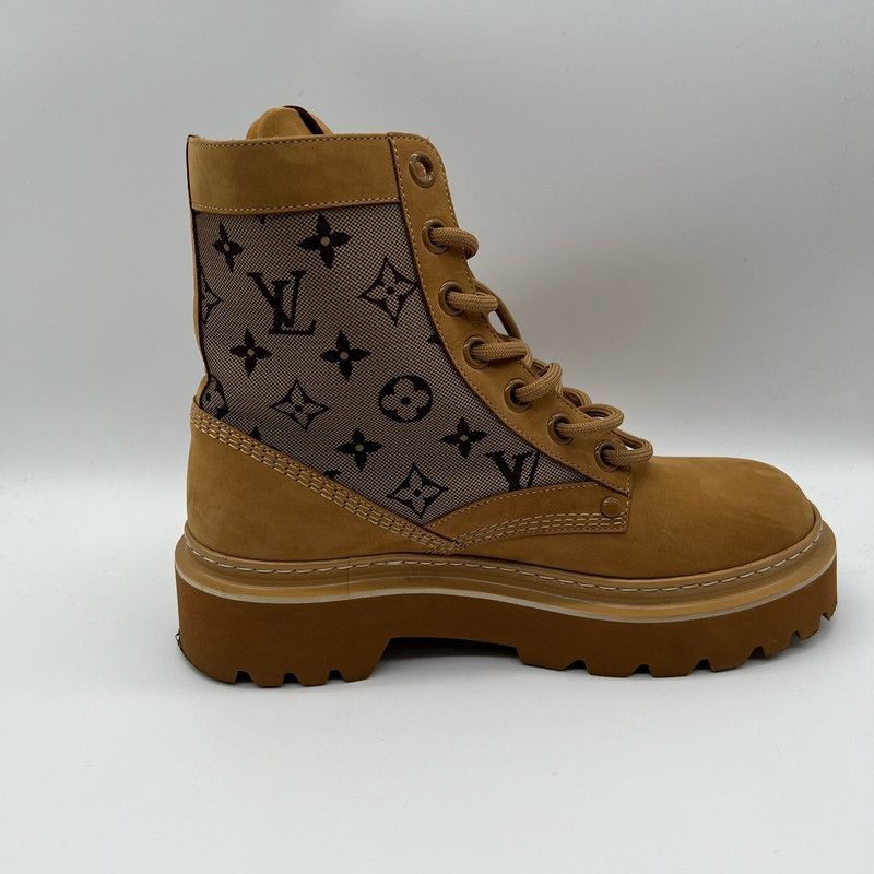 Louis Vuitton Louis Vuitton Ranger Leather Lace-Up Short Boots 0079 Size US 7.5 / EU 40-41 - 8 Thumbnail