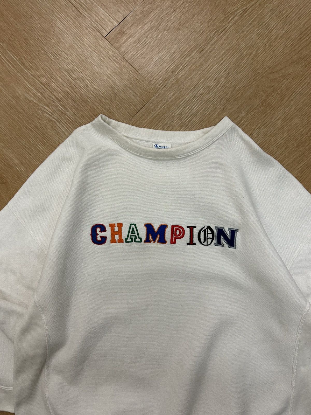 Champion × Vintage Rare Champion Reverse Waive Spellout Size US M / EU 48-50 / 2 - 2 Thumbnail