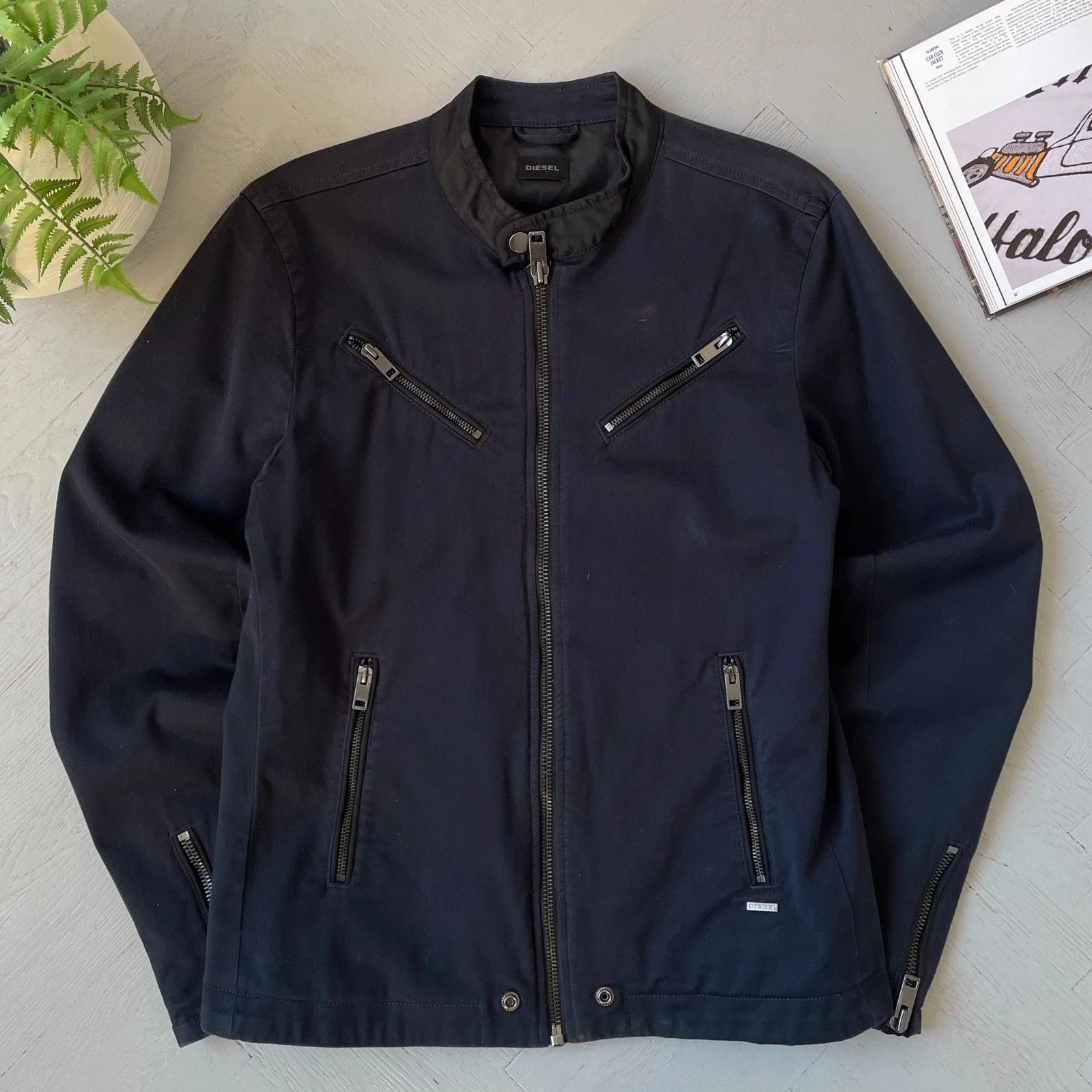 Vintage Diesel Racing Notorcycle Jacket