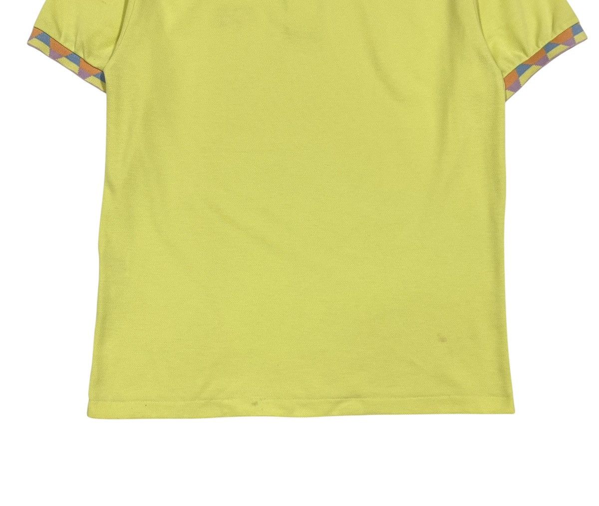 Balenciaga Vtg🔥Luxury BB Balenciaga Multicolor Ringer Polo Shirt Size US L / EU 52-54 / 3 - 8 Thumbnail