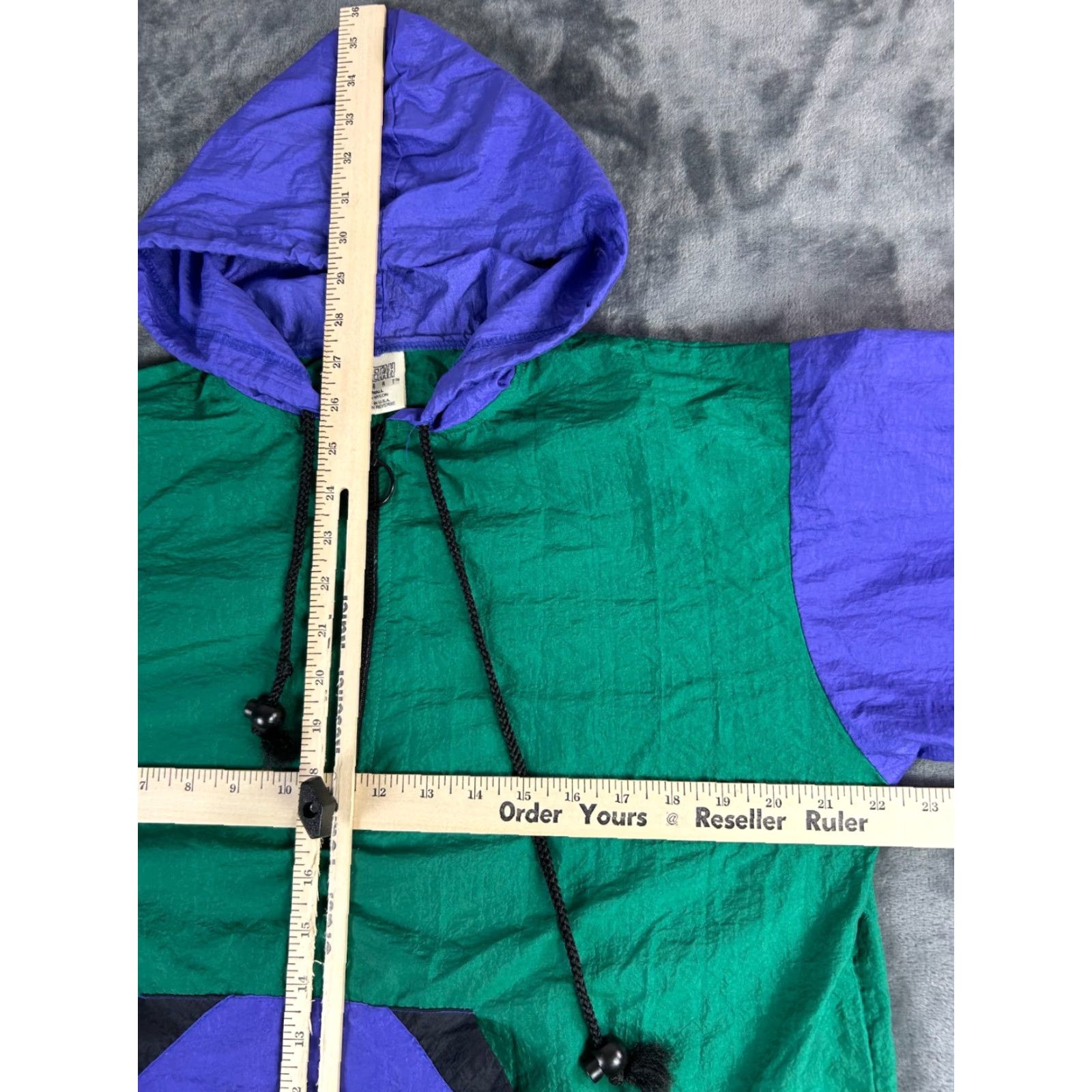 Vintage VINTAGE Cheetah Sport Windbreaker Jacket Small USA Green Purple Nylon Size US S / EU 44-46 / 1 - 3 Thumbnail