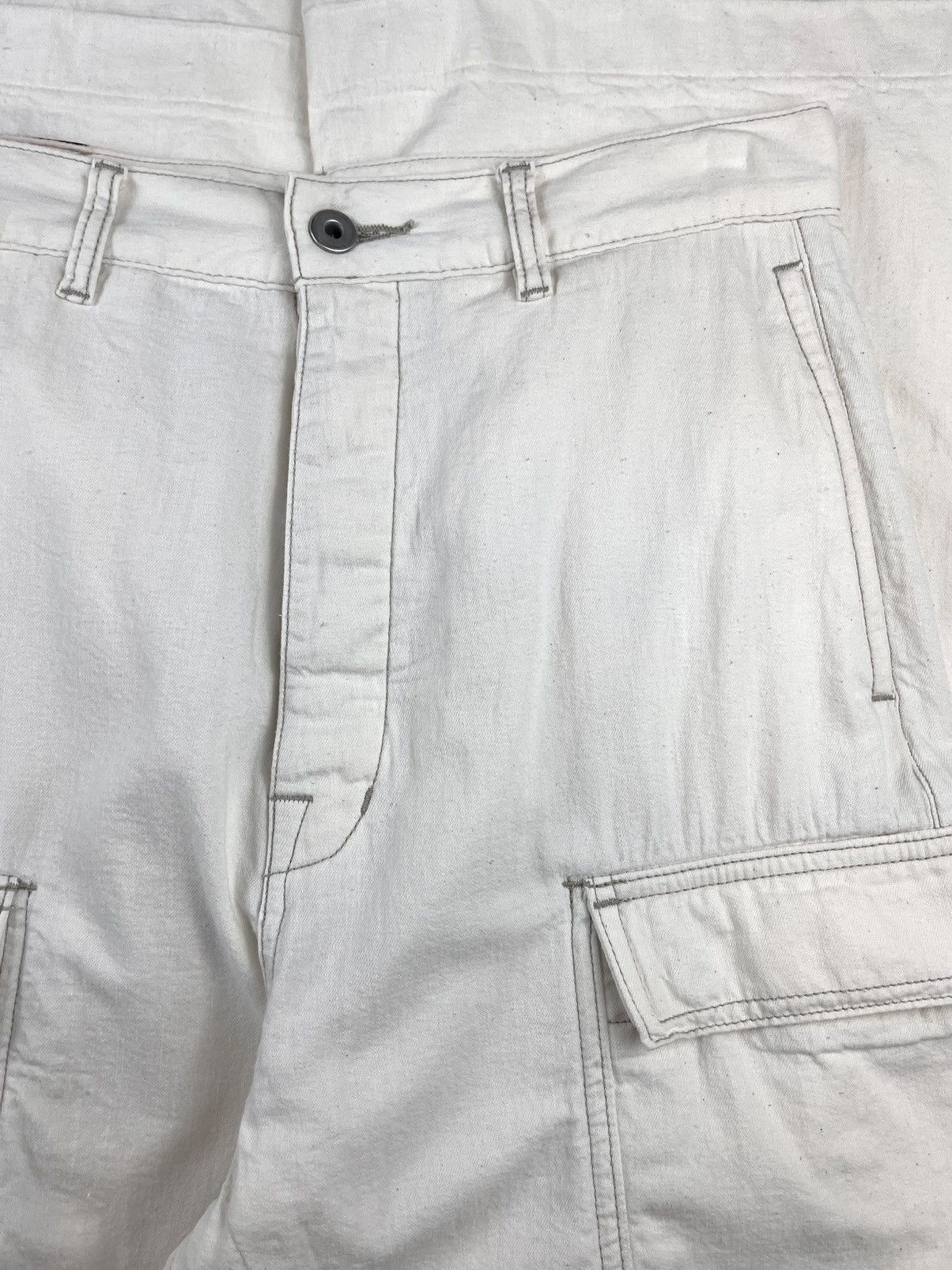Rick Owens SS23 Rick Owens Edfu MIJ Geth Cargo Denim Jeans Wide Leg Size US 29 - 3 Thumbnail