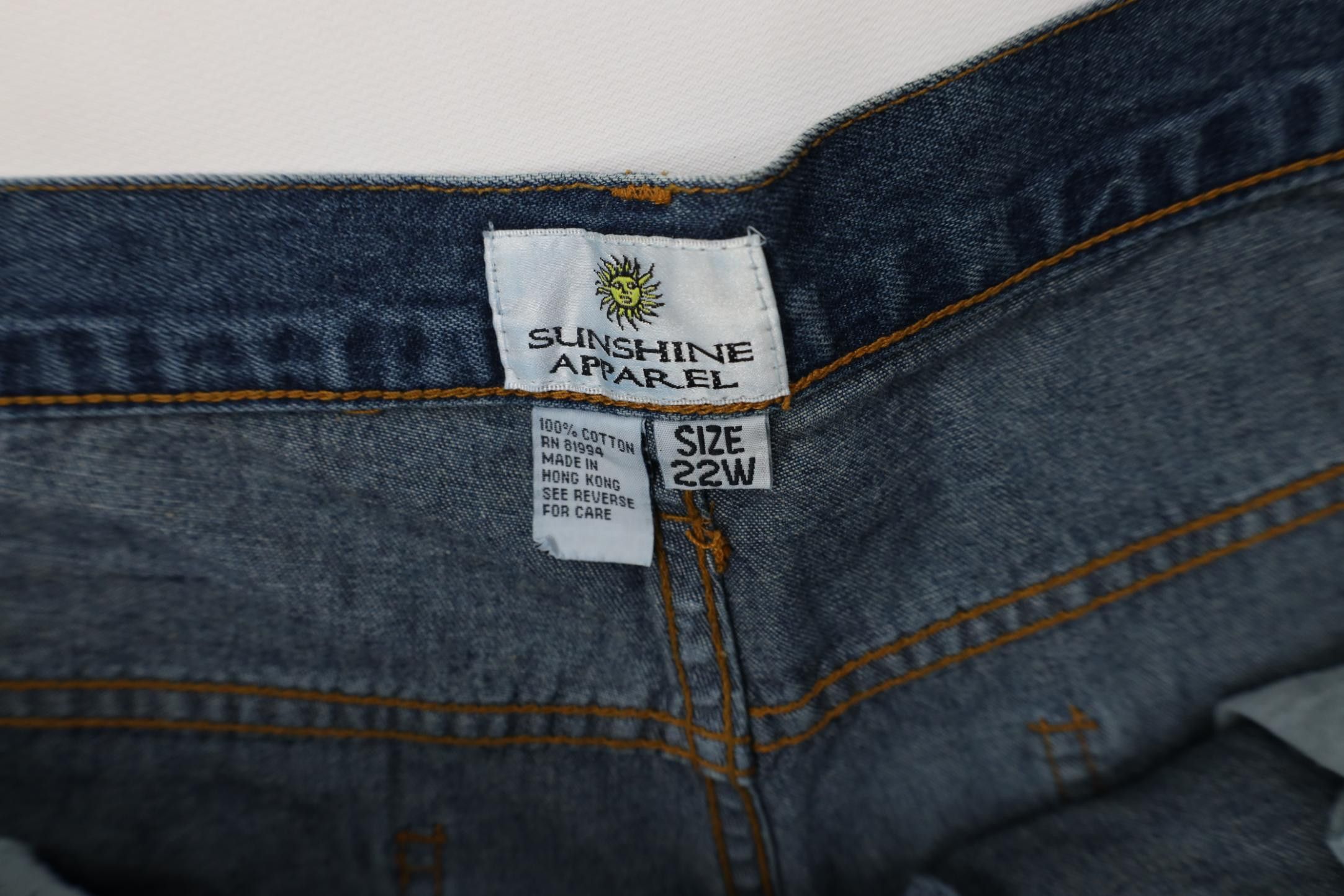 Vintage Vintage 90s Streetwear Babydoll Patchwork Bell Bottoms Jeans Size 22" - 9 Thumbnail
