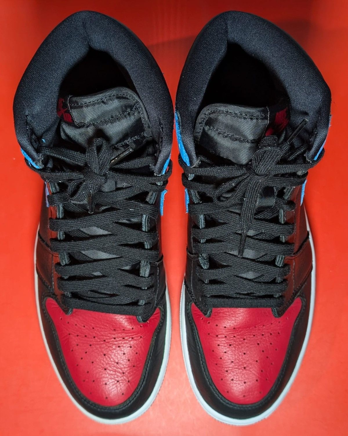 Size 12.5W/11M - Jordan 1 High OG UNC To Chicago Footwear