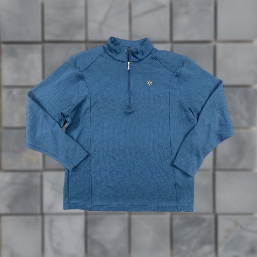 Nike Nike Sweater Men’s 1/4 Zip Pullover Long Sleeve Mock Neck Adult Medium Blue Size US M / EU 48-50 / 2 - 1 Thumbnail