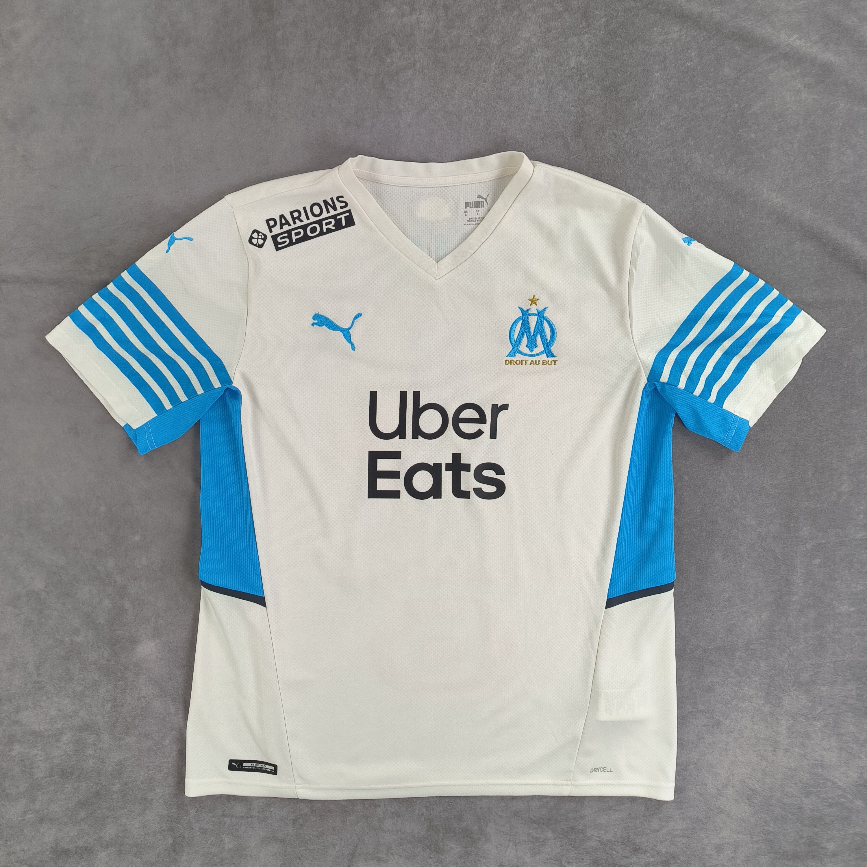 Puma Marseille 2021-22 Puma home Kamara football jersey size L Size US L / EU 52-54 / 3 - 2 Thumbnail