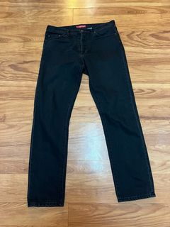 Supreme Jacquard Denim 5-Pocket Jeans Size 31, Apparel in patterned/brown