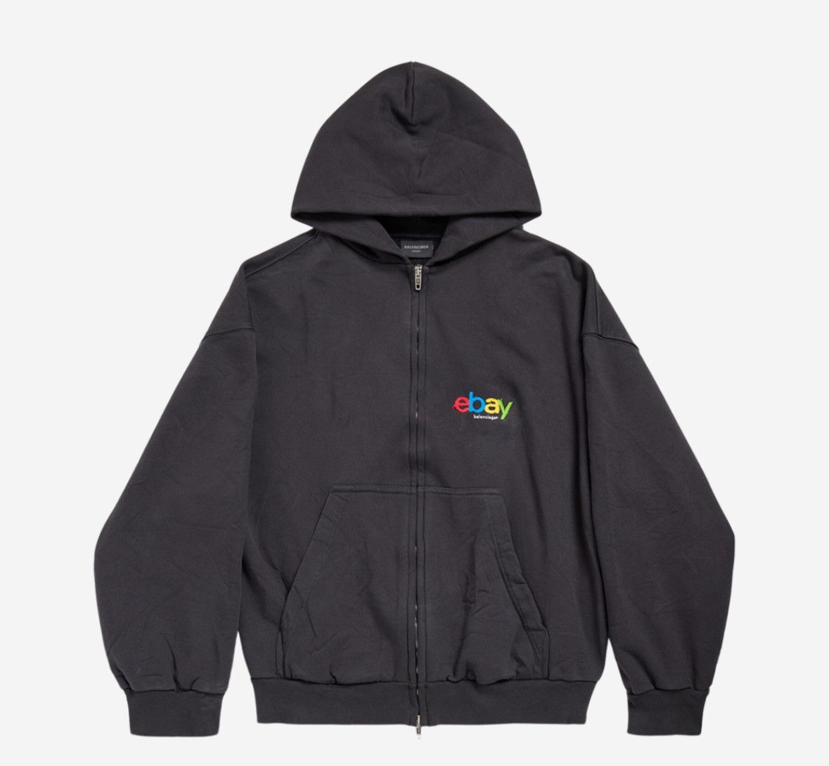 Balenciaga Zip Hoodie | Grailed