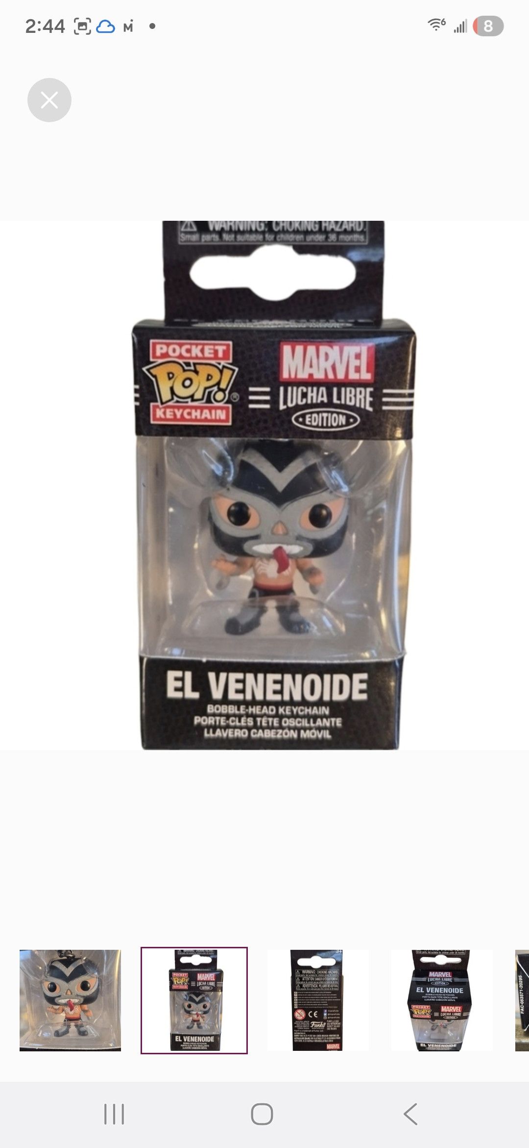 Other Funko × Marvel-EL VENENOIDE POP Edition Keychain Size ONE SIZE - 2 Thumbnail