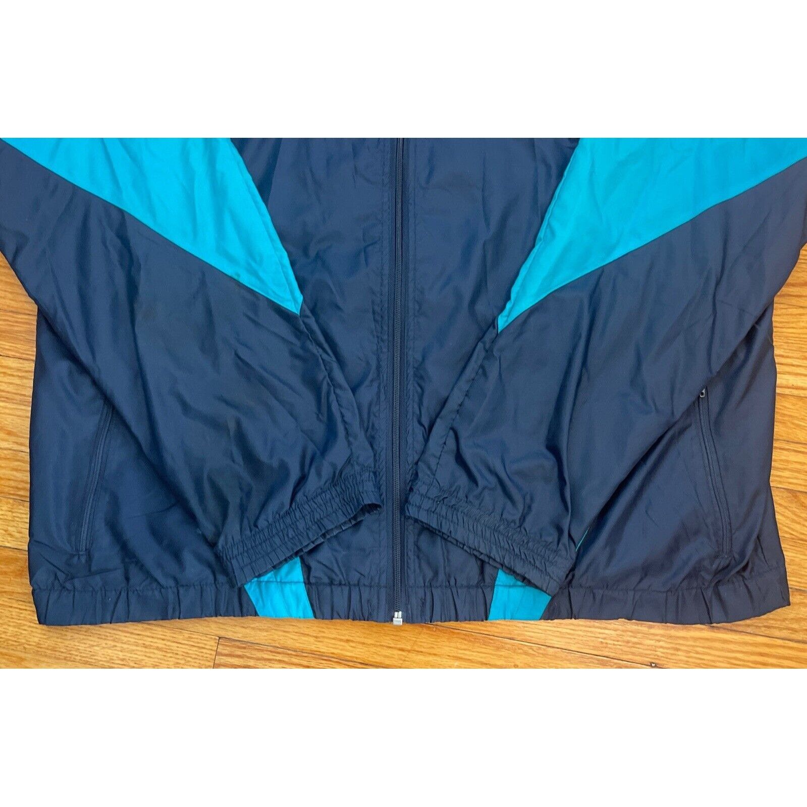 Adidas Vintage 90's Medium Adidas 3 Stripes Full Zip Lightweight Wi Size US M / EU 48-50 / 2 - 9 Thumbnail