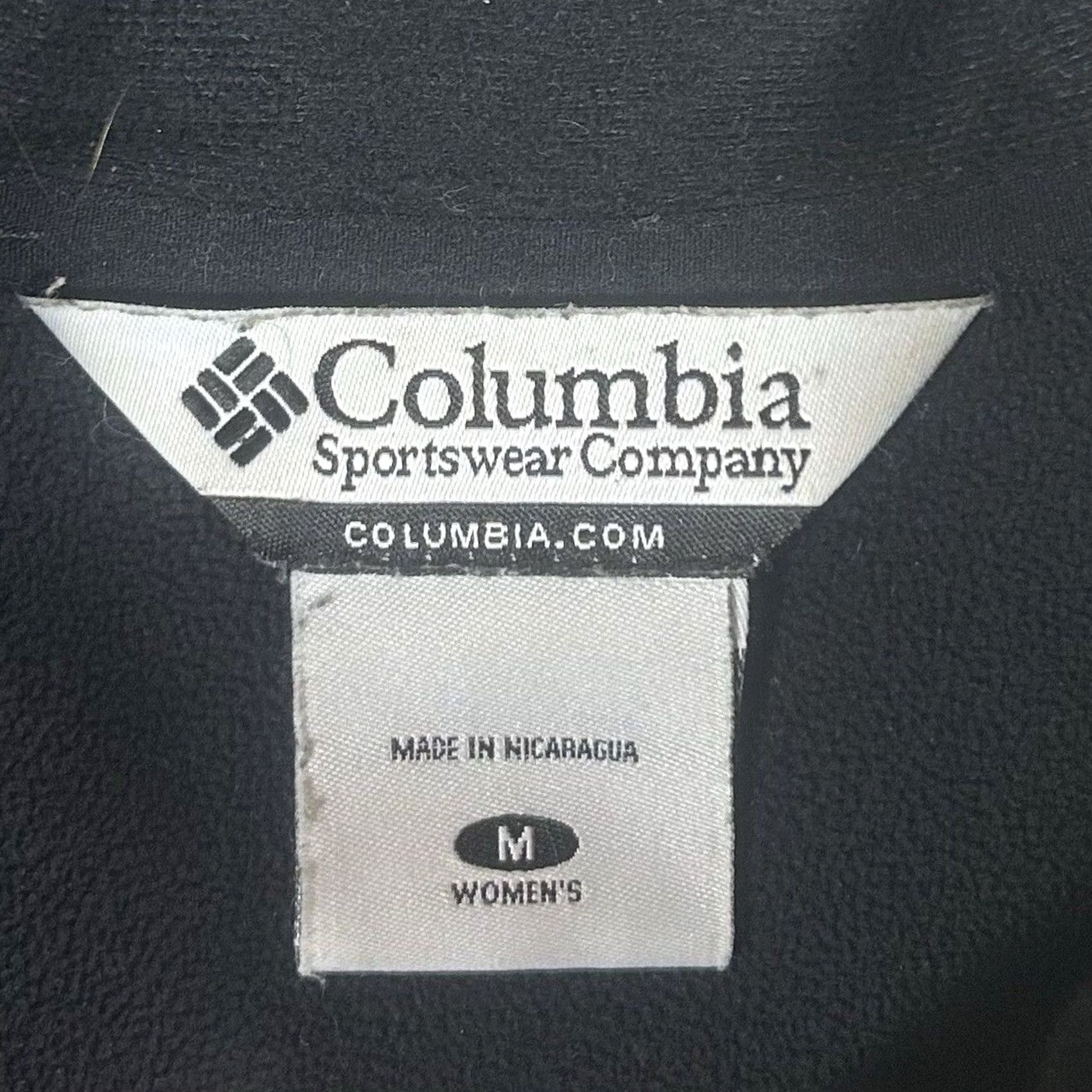 Vintage Columbia Jacket Womens M Black Fleece Lined Valencia Peak Soft Shell Wild Wood Size M / US 6-8 / IT 42-44 - 2 Thumbnail