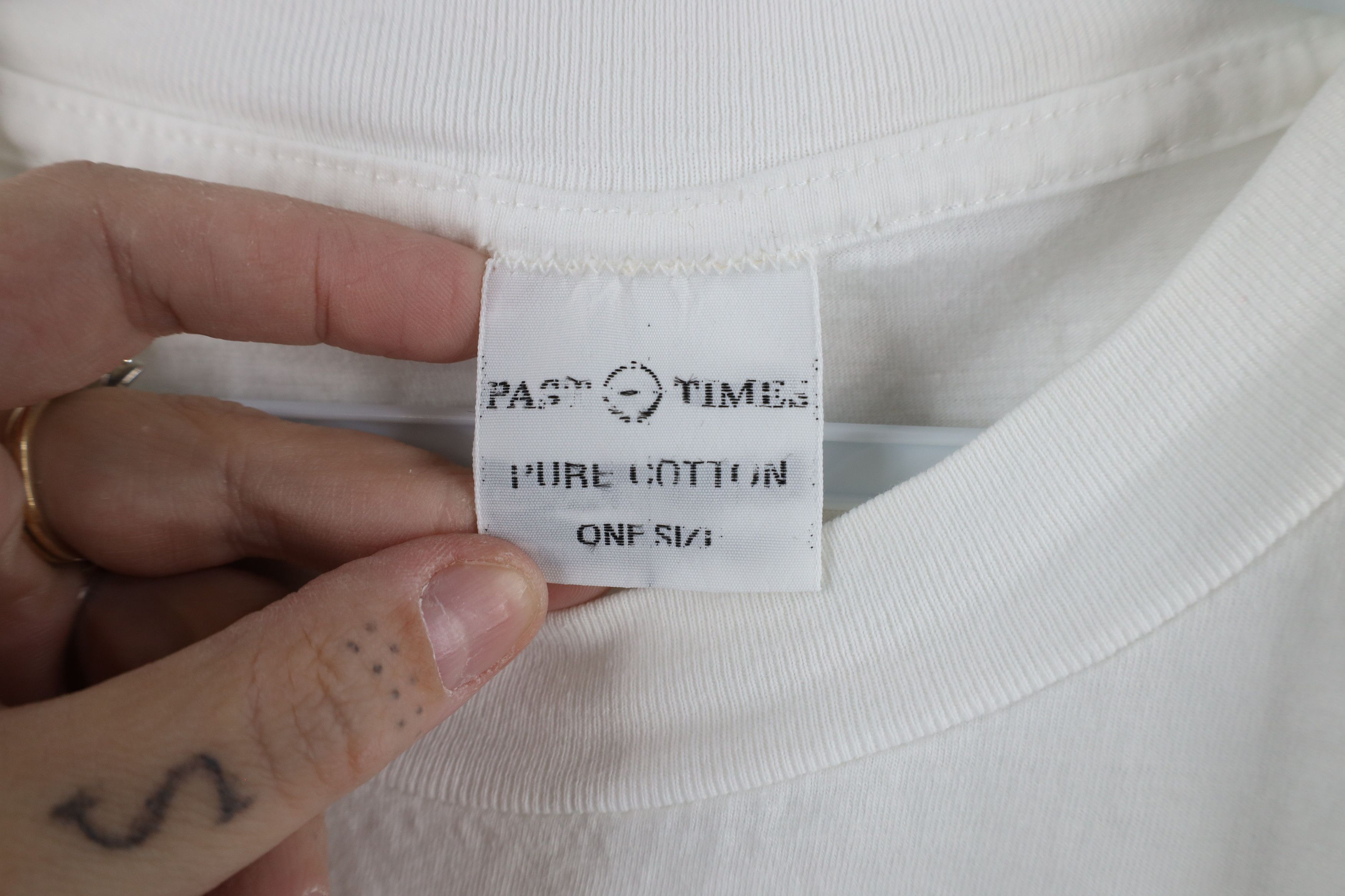 Vintage Vintage 90s Volens Potens Wanting Willing Able T-Shirt Size US L / EU 52-54 / 3 - 6 Thumbnail