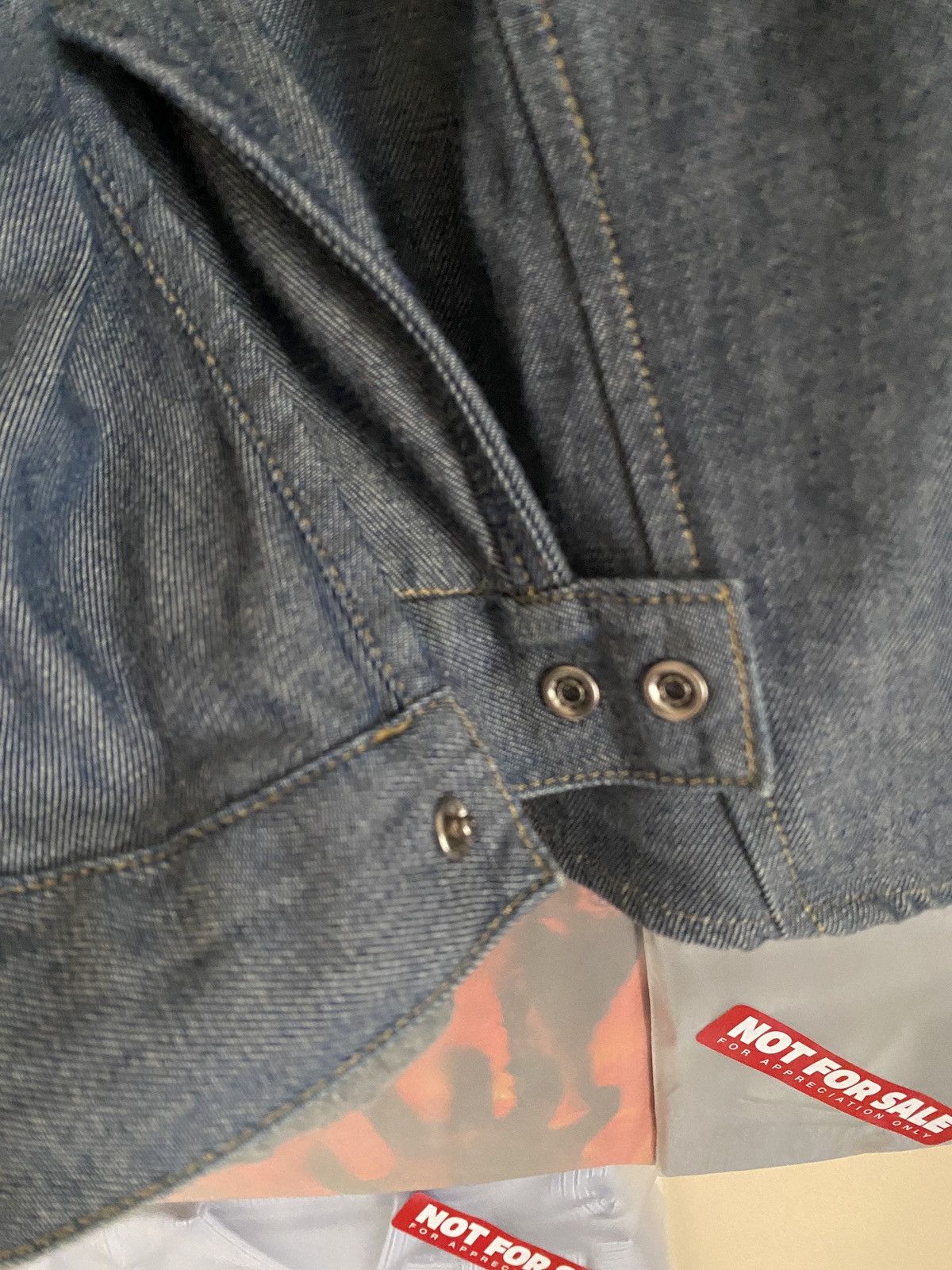 Levi's Vintage Clothing Vintage Levis Engineered Blue Silver Shirt Size US S / EU 44-46 / 1 - 3 Thumbnail