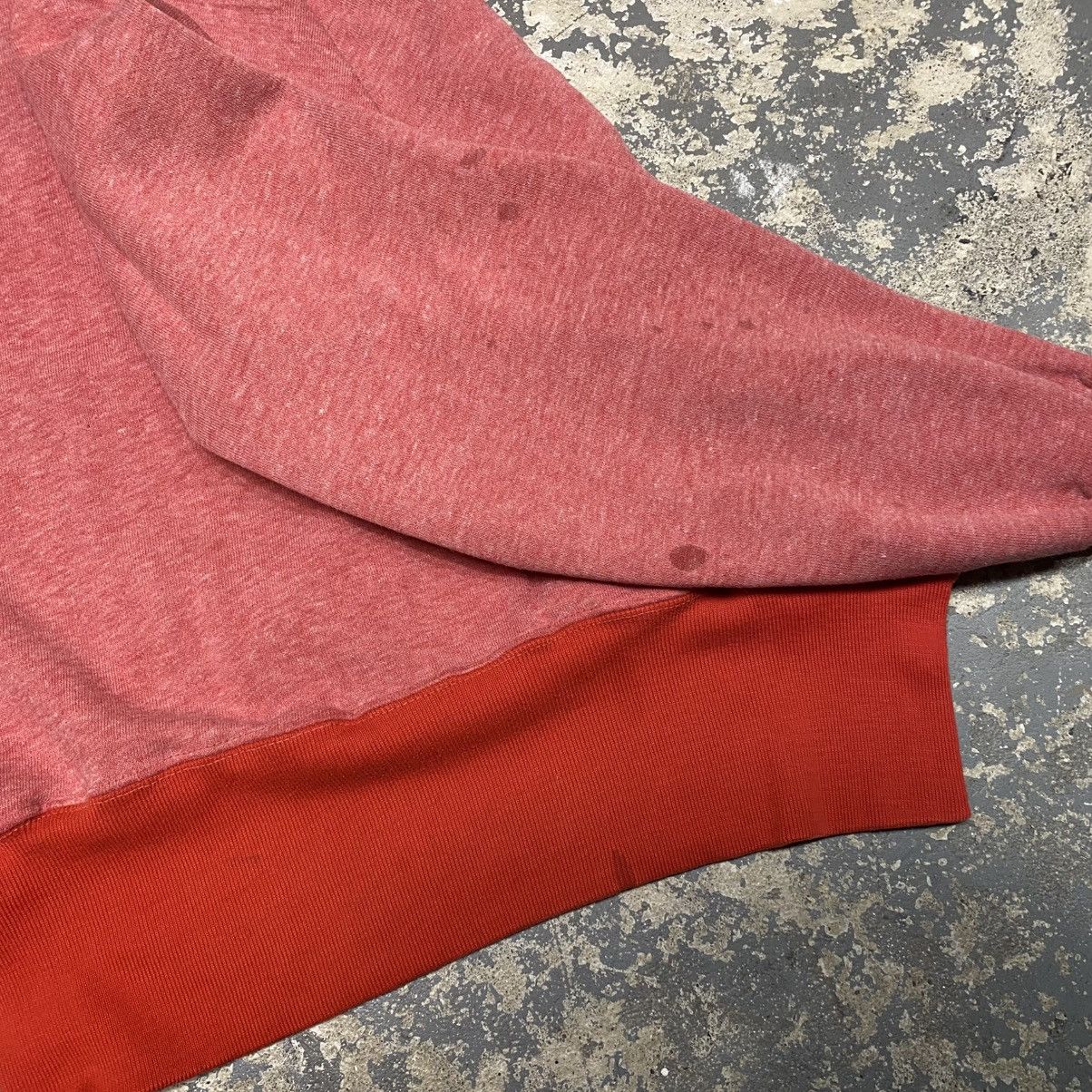 Japanese Brand × Vintage True Vintage Red Faded 2 Tone Blank 60s/70s Crewneck Sweat Size US M / EU 48-50 / 2 - 6 Thumbnail
