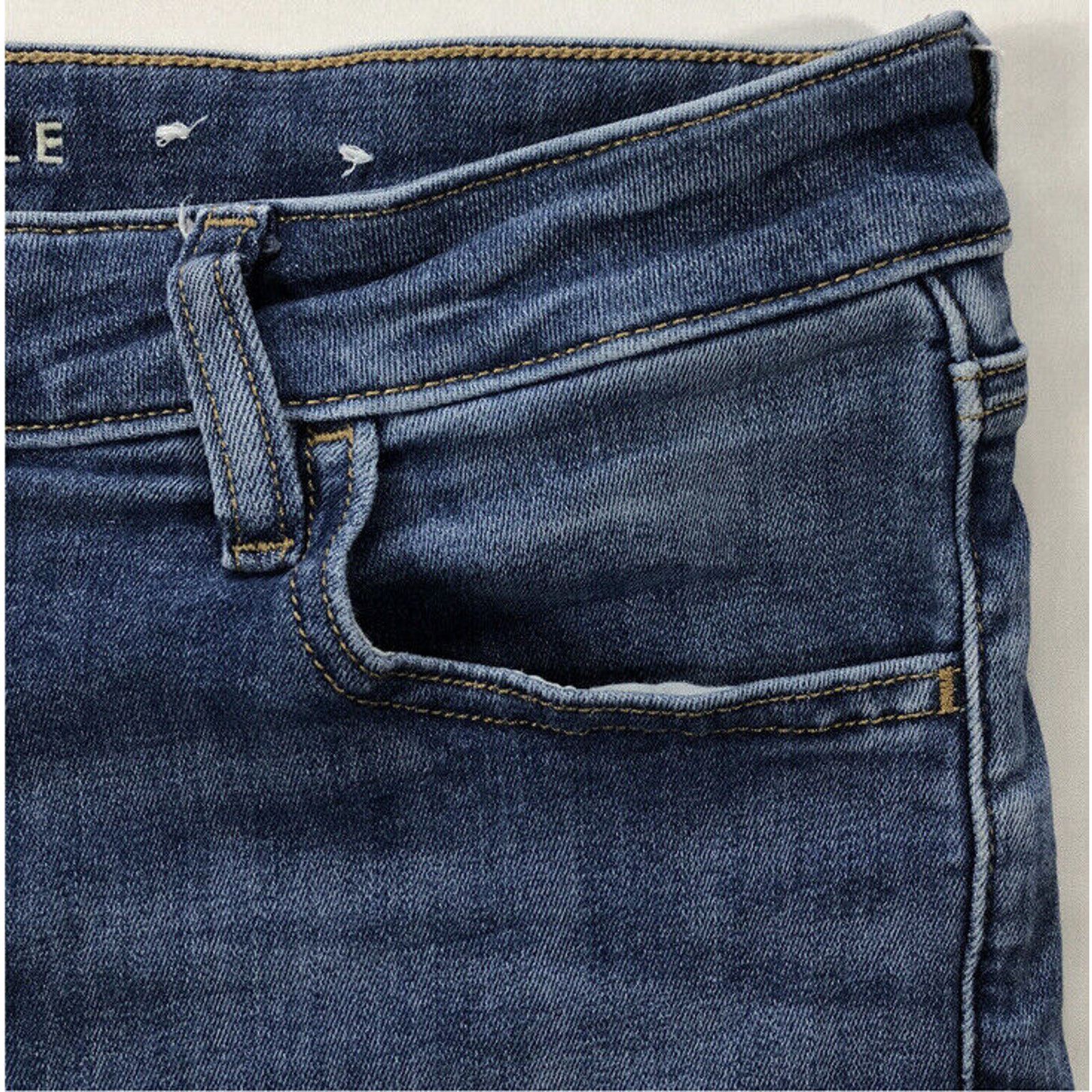 American Eagle Outfitters American Eagle Next Level Jegging Size 14 L Blue Denim Jeans Size 36" / US 14 / IT 50 - 4 Thumbnail