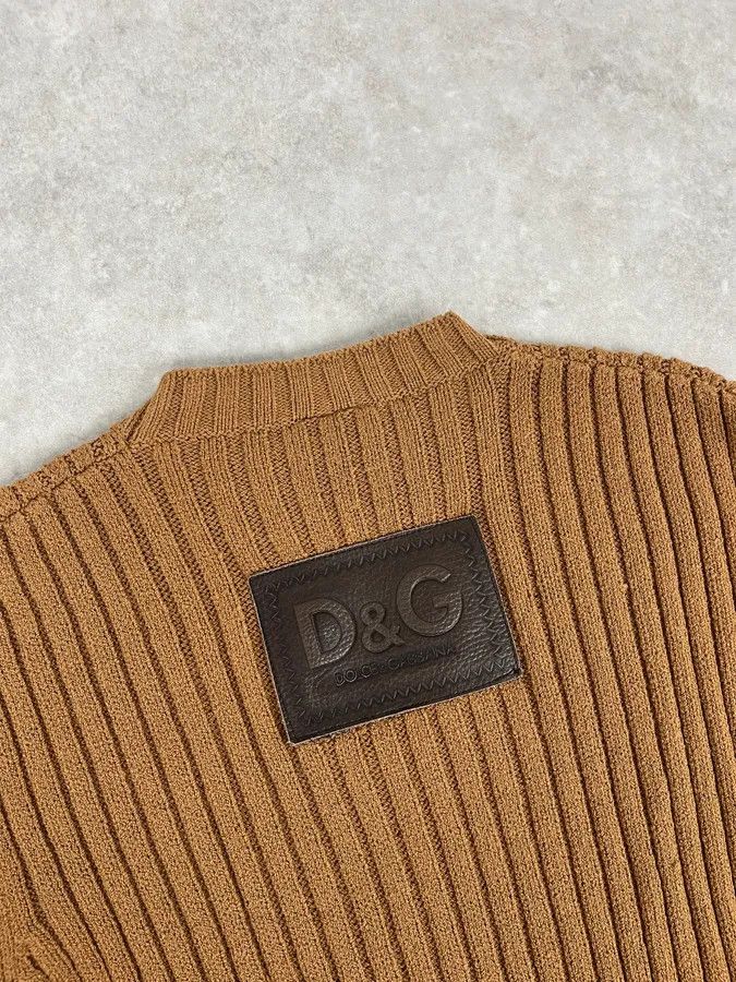 Dolce & Gabbana 2000s Dolce & Gabbana Brown Wool Sweater Size US M / EU 48-50 / 2 - 8 Thumbnail