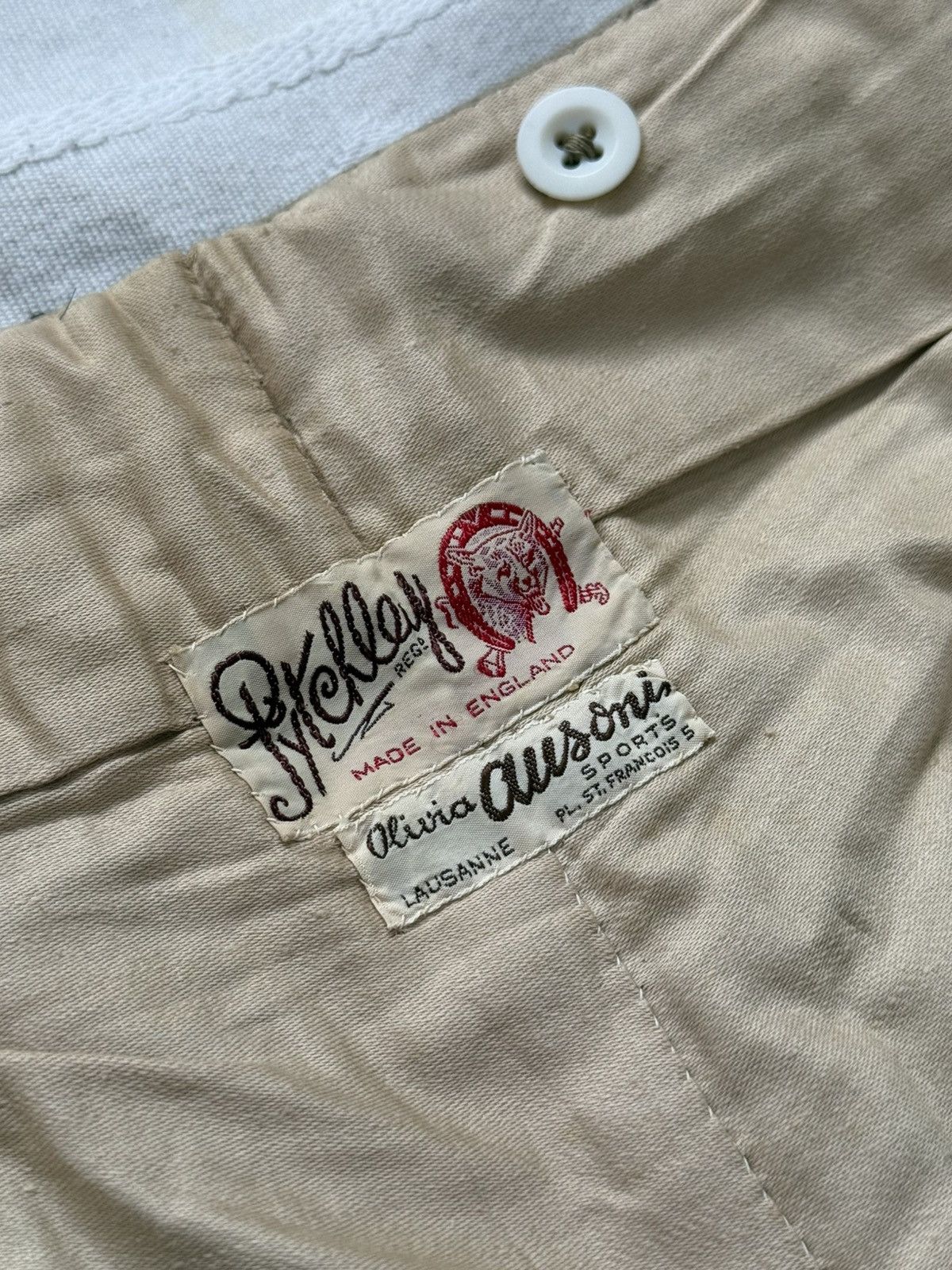 Vintage Antique 1940s „Pykehley” British Riding Breeches Pants Size US 35 - 11 Thumbnail