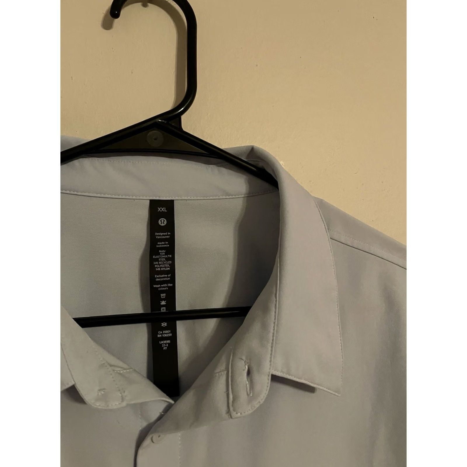 Lululemon Lululemon Commission Light Blue Long Sleeve Button Up Dress Shirt Mens 2XL Shirt Button-Up Casual Vintage No Size 48R - 2 Thumbnail
