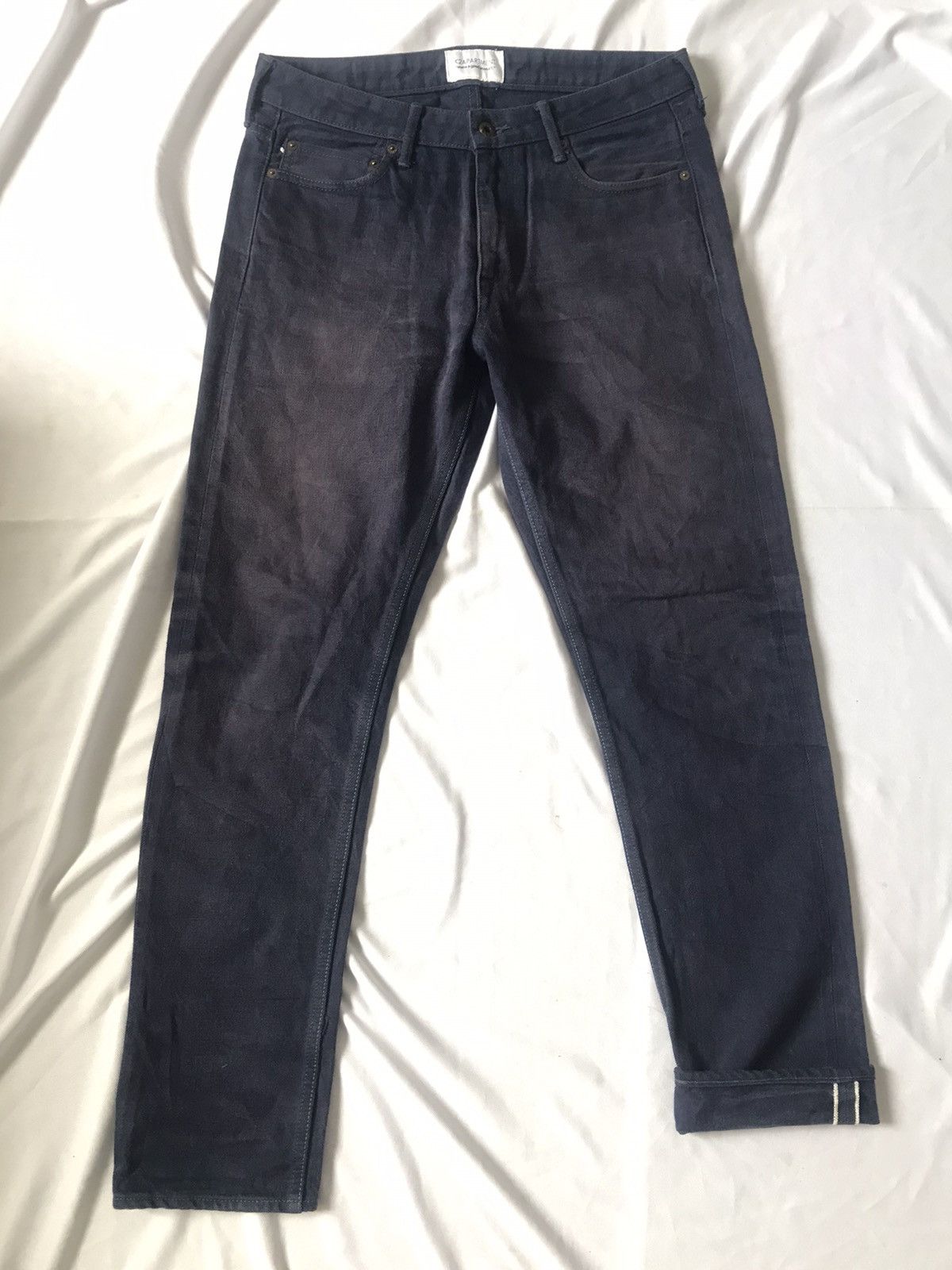 image of Japan Blue Jeans - K2Apartment Slubby Selvages Jeans in Black, Men's (Size 30)