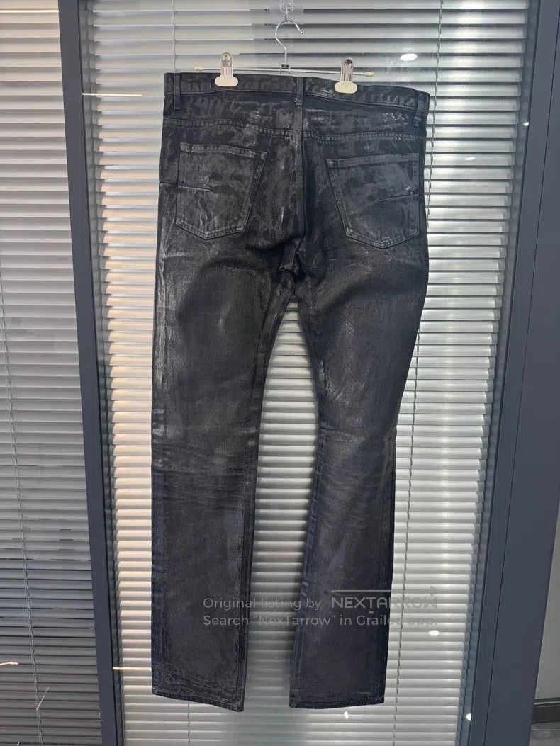 Dior Dior Black Vinyl Claw Jeans Size US 32 / EU 48 - 1 Thumbnail
