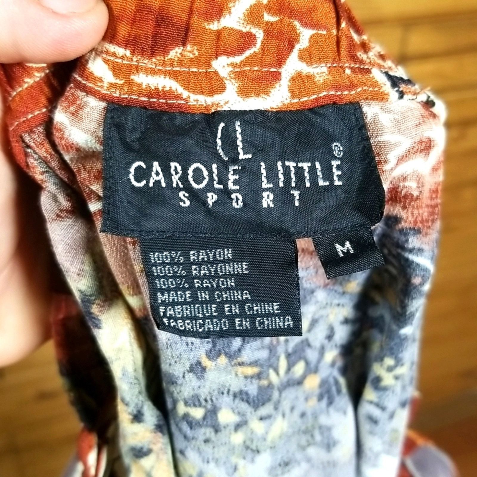 Other Carole Little Sport Rayon Wrap Skirt Paradise Graphic Medium Size 28" / US 6 / IT 42 - 7 Thumbnail