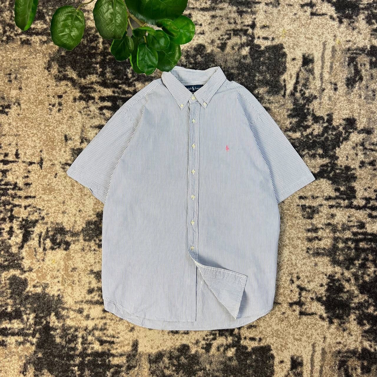 Polo Ralph Lauren Polo Ralph Lauren Luxury Mini Logo Striped Button Up Shirt Size US XXL / EU 58 / 5 - 1 Thumbnail