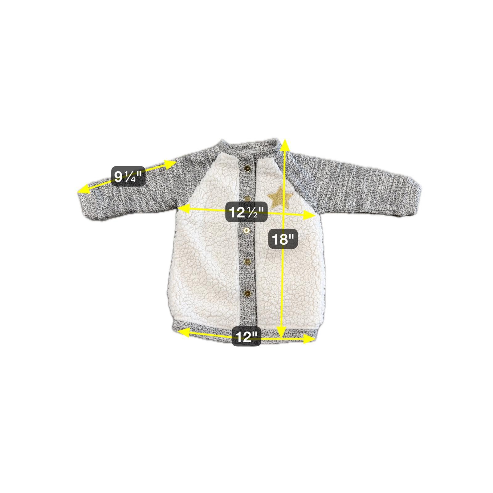 Designer Cozy Button Up Star Cardigan Jacket by Jessica Simpson 4T Size ONE SIZE - 4 Thumbnail