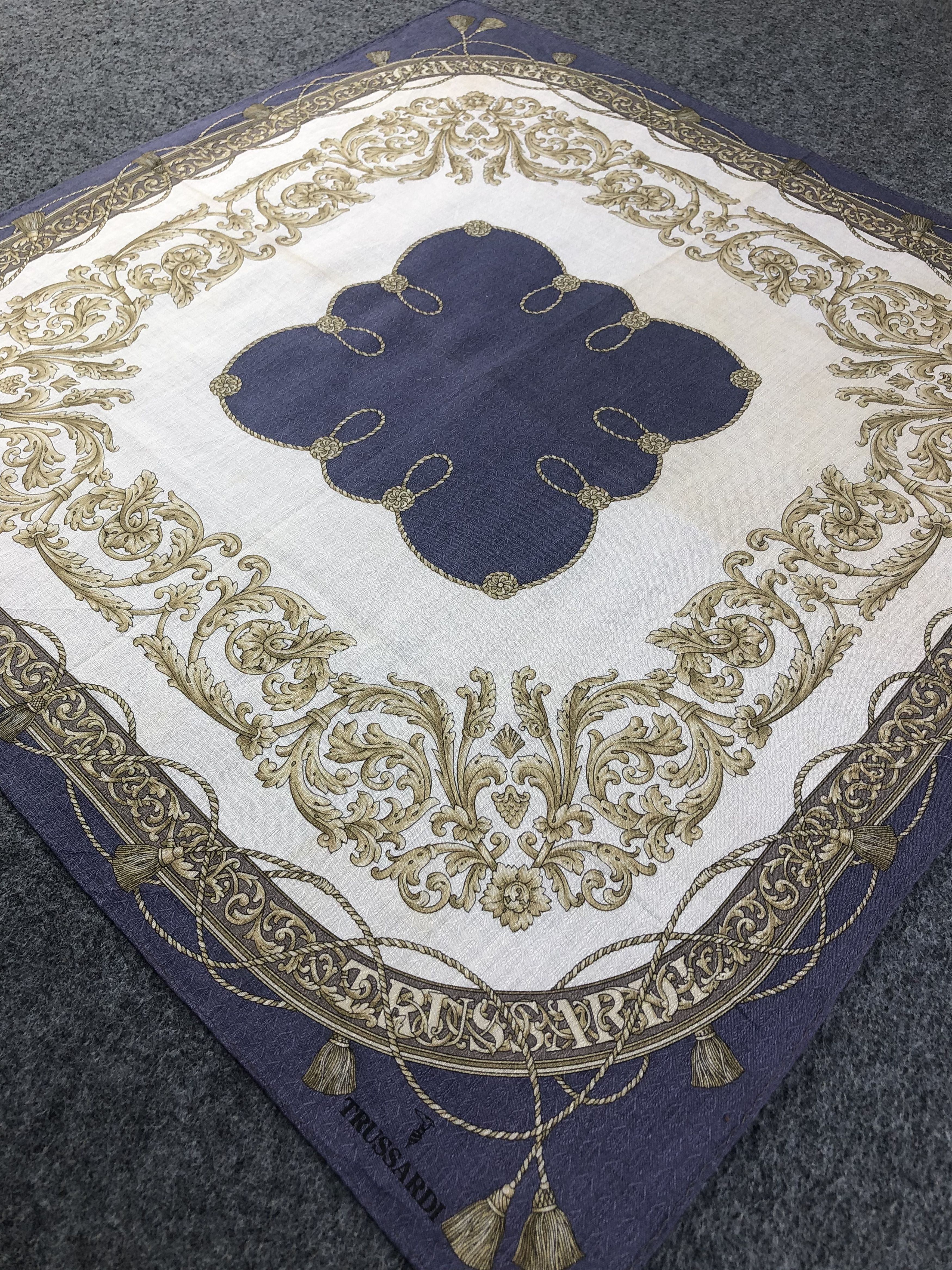 Trussardi × Vintage Trussardi Handkerchief / Bandana / Neckerchief Size ONE SIZE - 4 Thumbnail