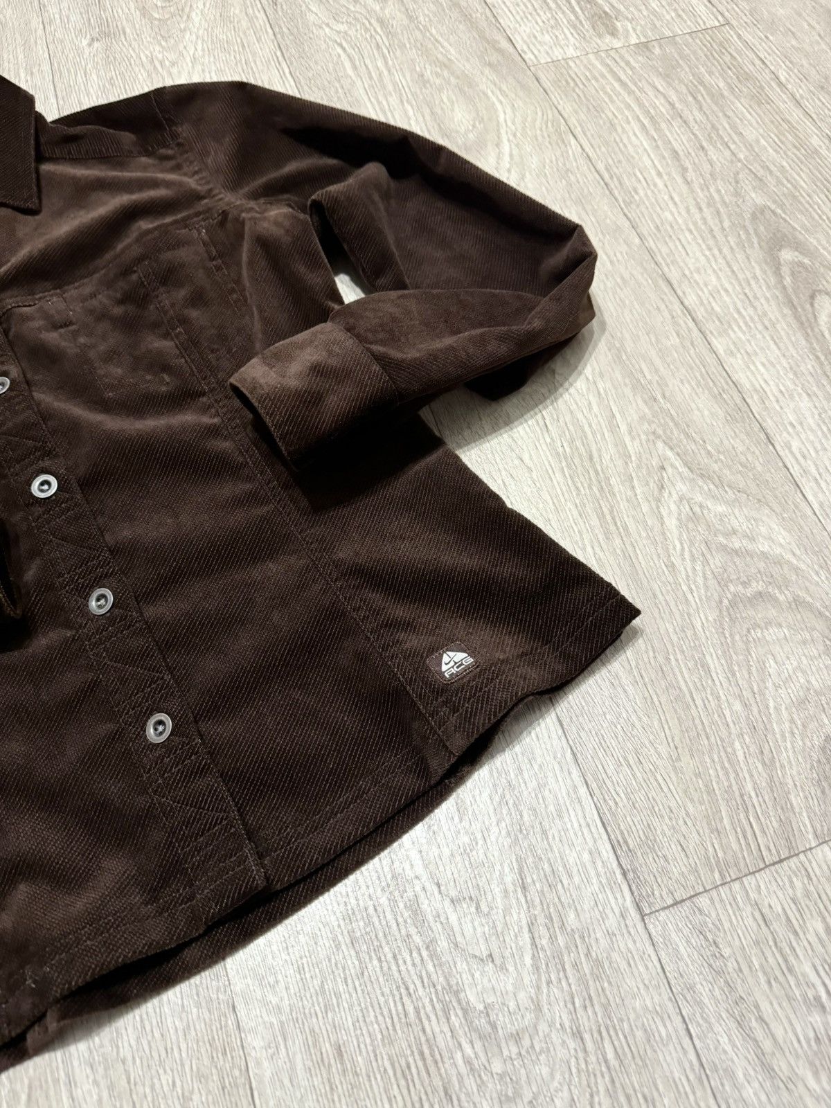 Nike ACG 🔷Vintage Nike ACG Velour Shirt🔷 Size L / US 10 / IT 46 - 3 Thumbnail
