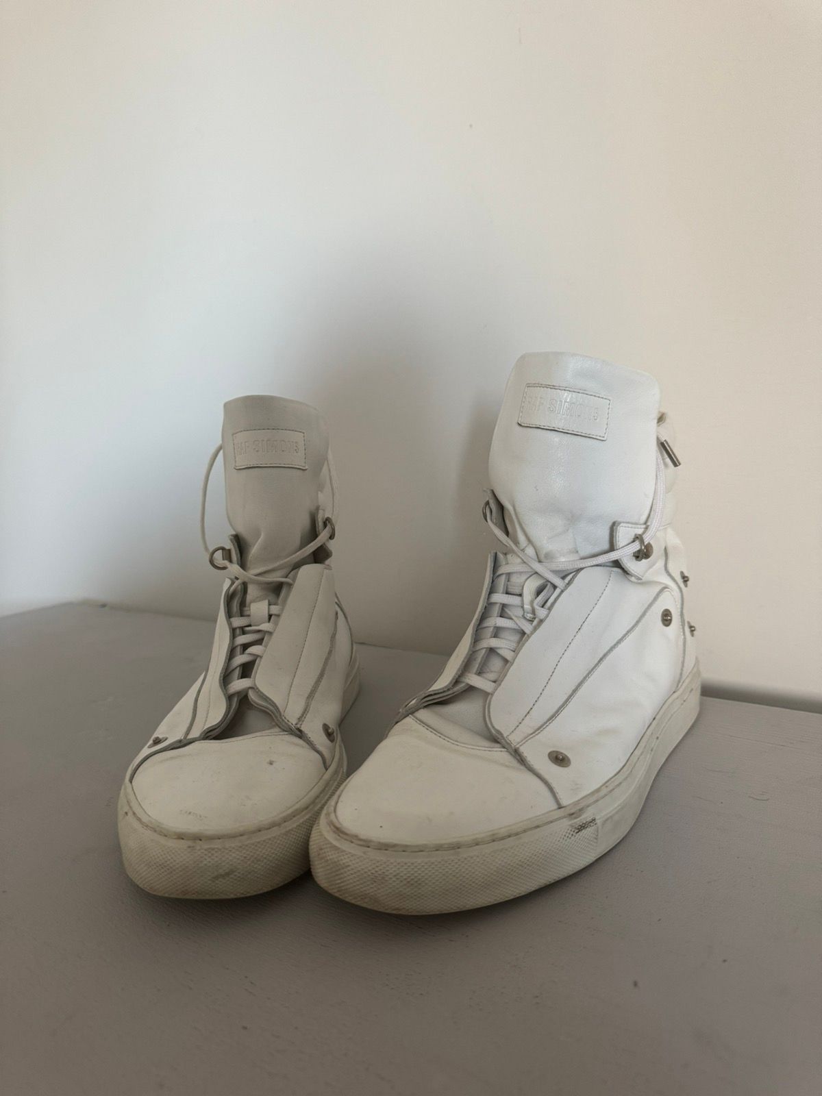 Pre-owned Raf Simons Space Shoes In White