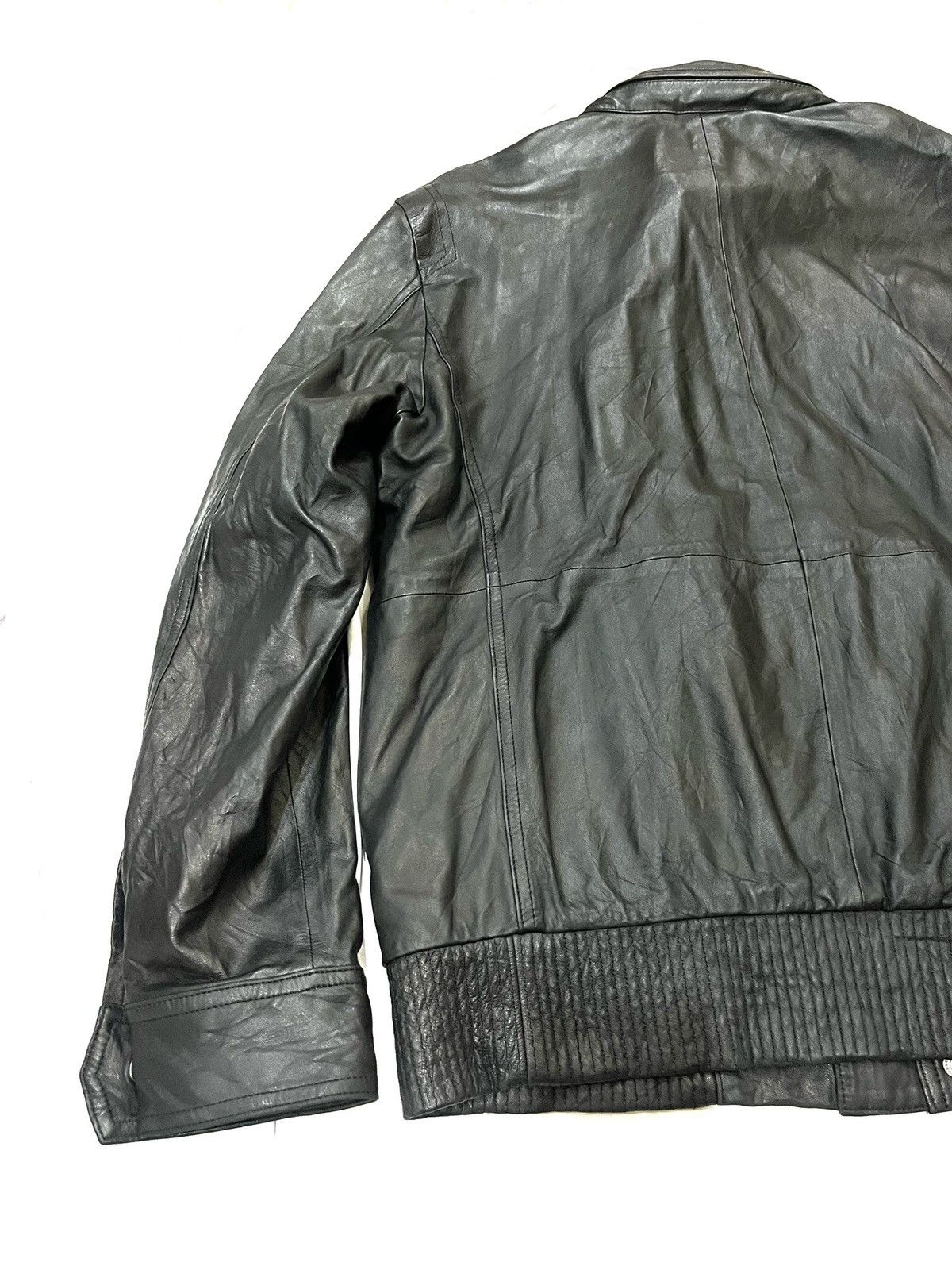 Burberry Authentic BURBERRY Sheepskin Leather Jacket Size US L / EU 52-54 / 3 - 11 Thumbnail